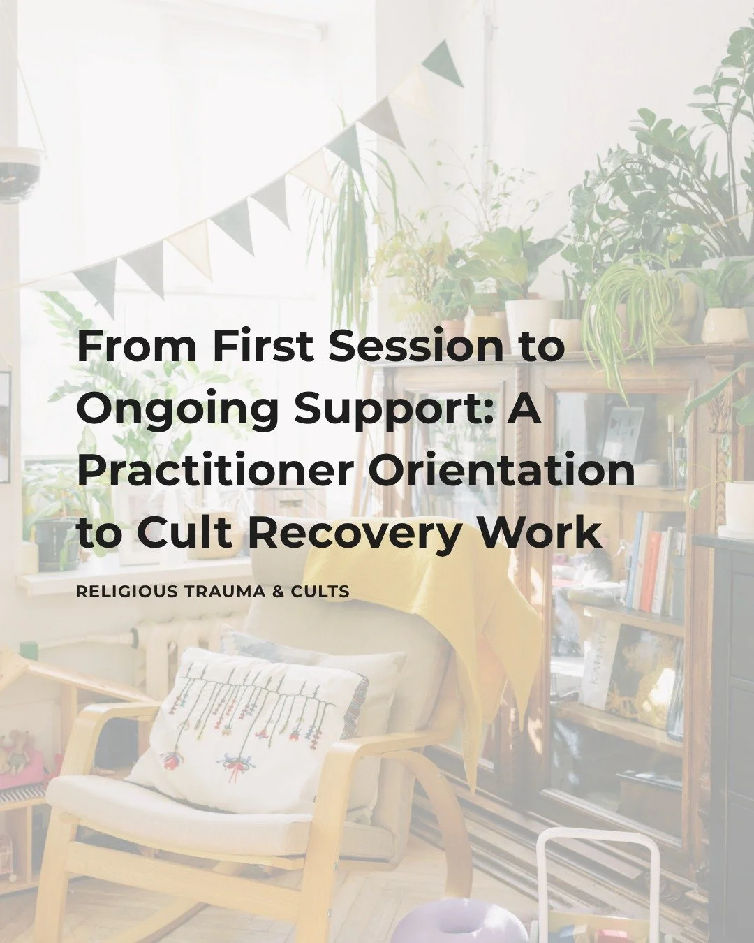 Most psychology, counselling and social work training in Australia and New Zealand offers next to nothing on working with people leaving high-control groups and cults. So practitioners end up building their understanding client by client; alone in th