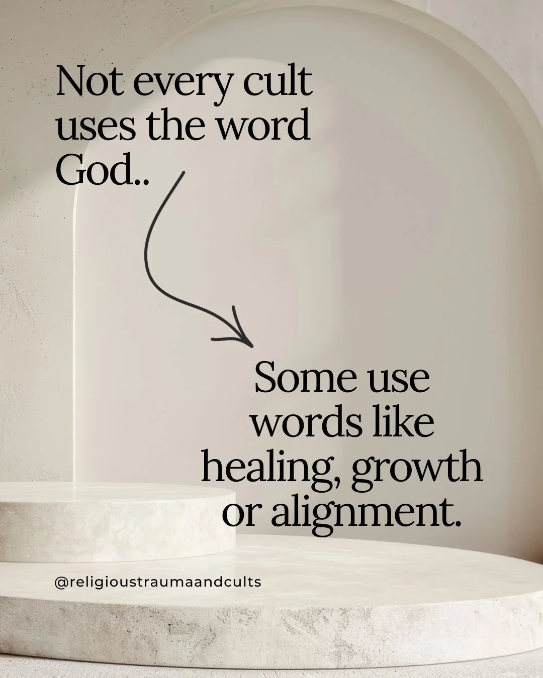 Cults don't always come with religious language. 

Some of the most effective high-control environments today operate in wellness, therapy, coaching, and personal development spaces. They present as secular, progressive, and empowering. They are none