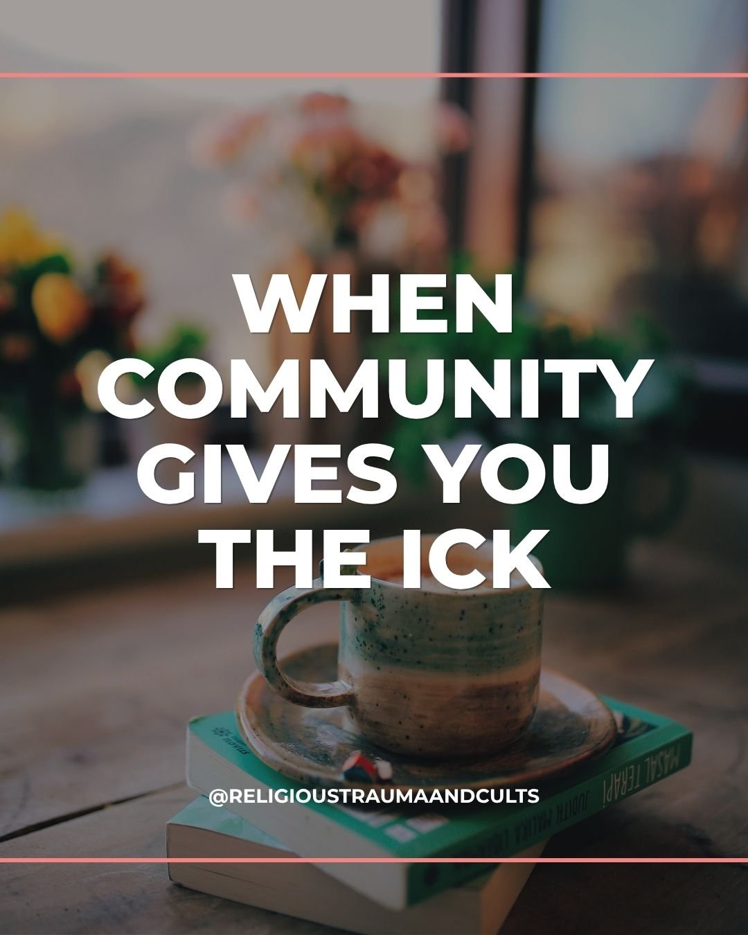 Survivors will know this reaction all too well. 

You walk into a space that should feel good, the people are friendly, the vibe is warm and everyone seems genuinely happy to have you there. 

And your entire body says "No, thank you"

It's