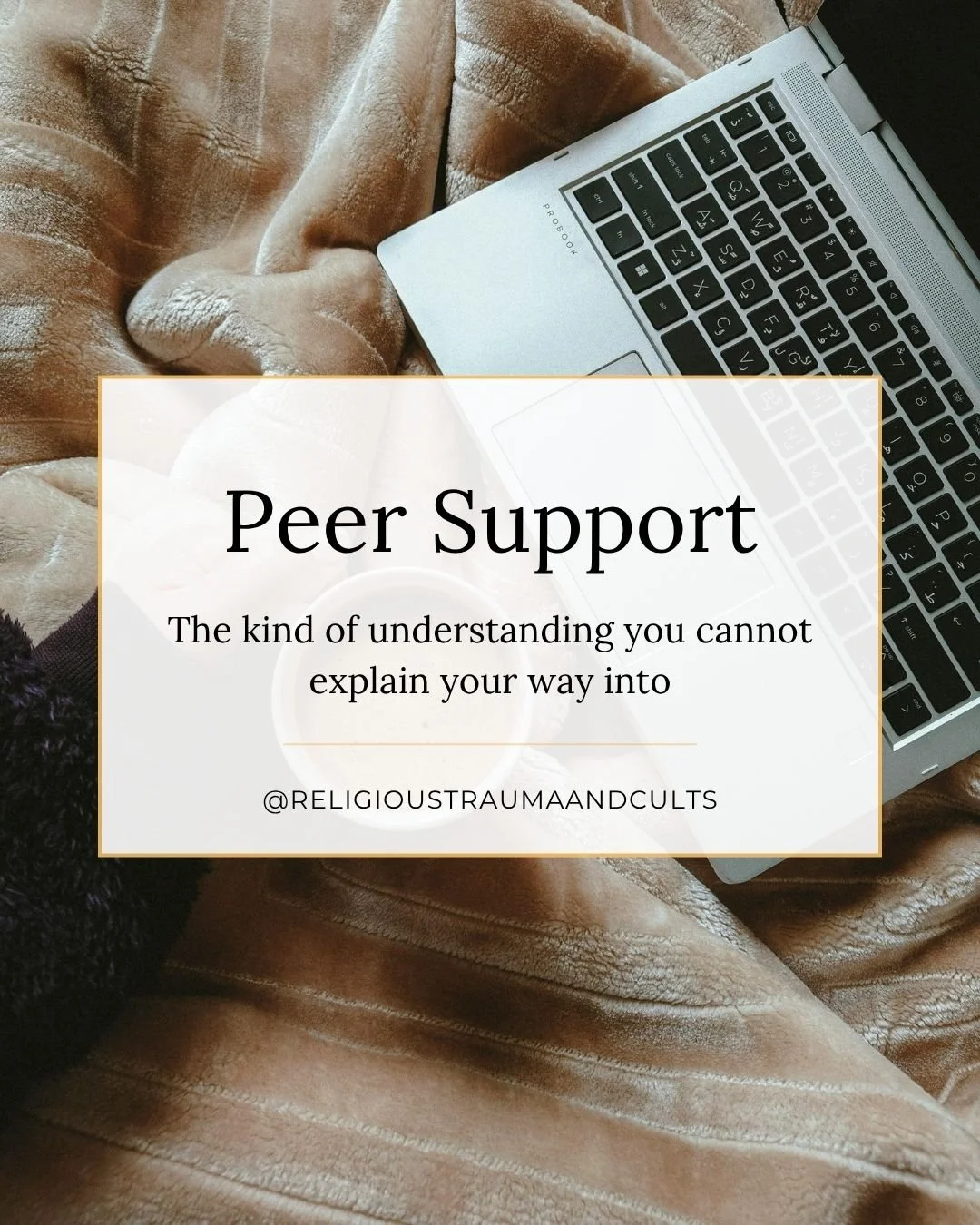There are things only someone who has been there can understand, and that understanding is medicine. ❤️&zwj;🩹

Professional therapeutic support is valuable. It provides expertise, structure, and a specific kind of boundaried care. But it cannot prov