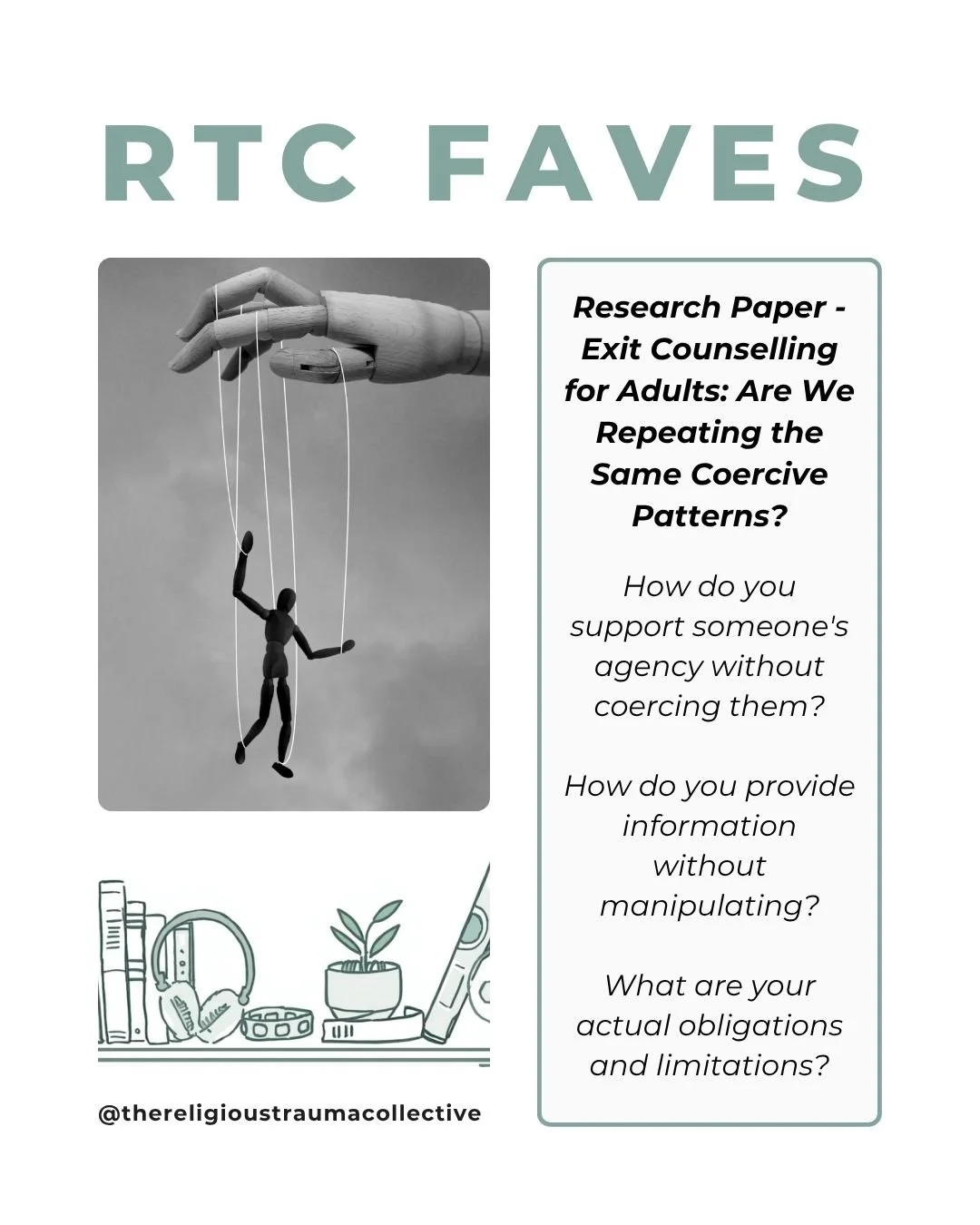 Resource Recommendation: @eliseheerde on Cult Exit Counselling Ethics

If you're working in cult exit counselling, or thinking about doing this work, you need this resource.

Elise Heerde's research on cult exit counselling ethics provides the framew