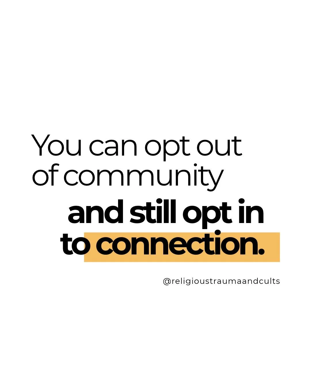 There's an assumption that recovery means finding your way back into community. Joining something. Belonging to a group again.

For some survivors that works. For plenty of others, the whole idea lands badly, and the pressure to get there makes it wo