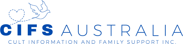 Blue background with the word 'CIFS Australia' written in white capital letters.