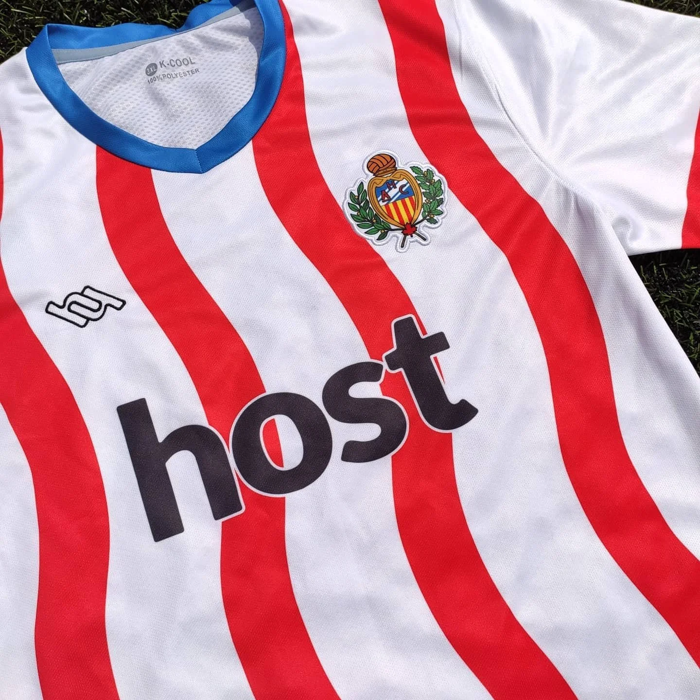 🚨 NEW GEAR 🚨

The first -- of hopefully many -- sporty new pieces under the HOST brand. This contemporary f&uacute;tbol jersey is inspired by local clubs in Catalunya as well as our favourite vintage kits around Europe. This lightweight breathable 