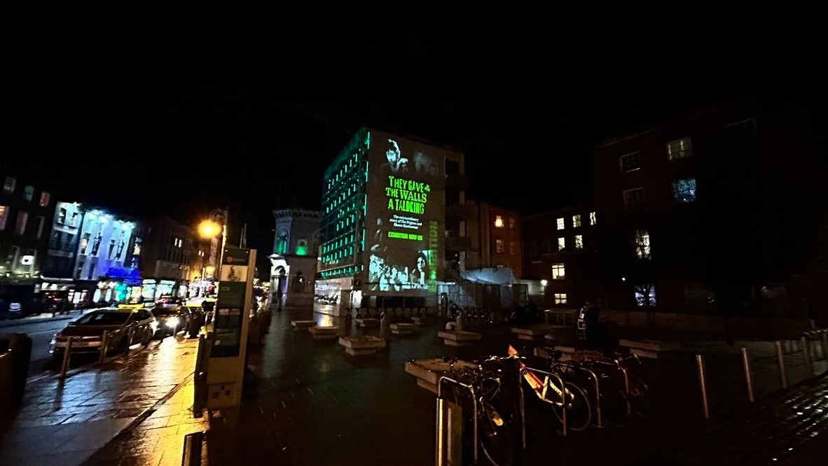 ‘They Give the Walls a Talking’ Lightwalker Street Projections.