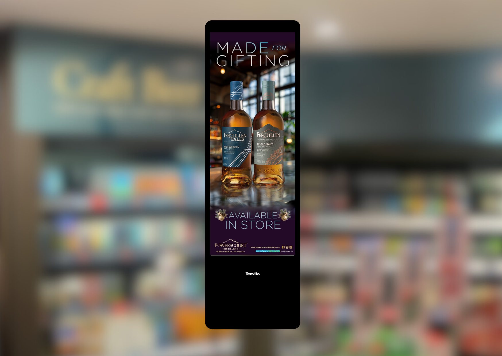 Made for Gifting: Powerscourt Distillery's Retail Media Christmas Campaign