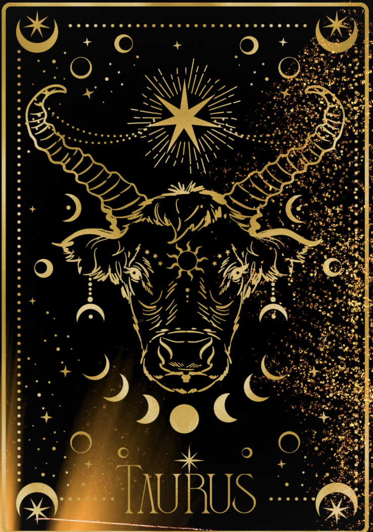 TAURUS A3 Zodiac Sign Poster