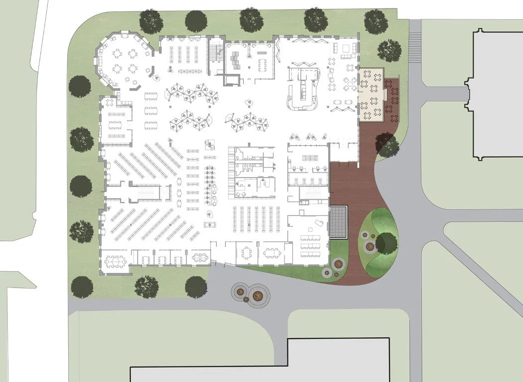 Notre Dame College Library Design — studioTECHNE architects