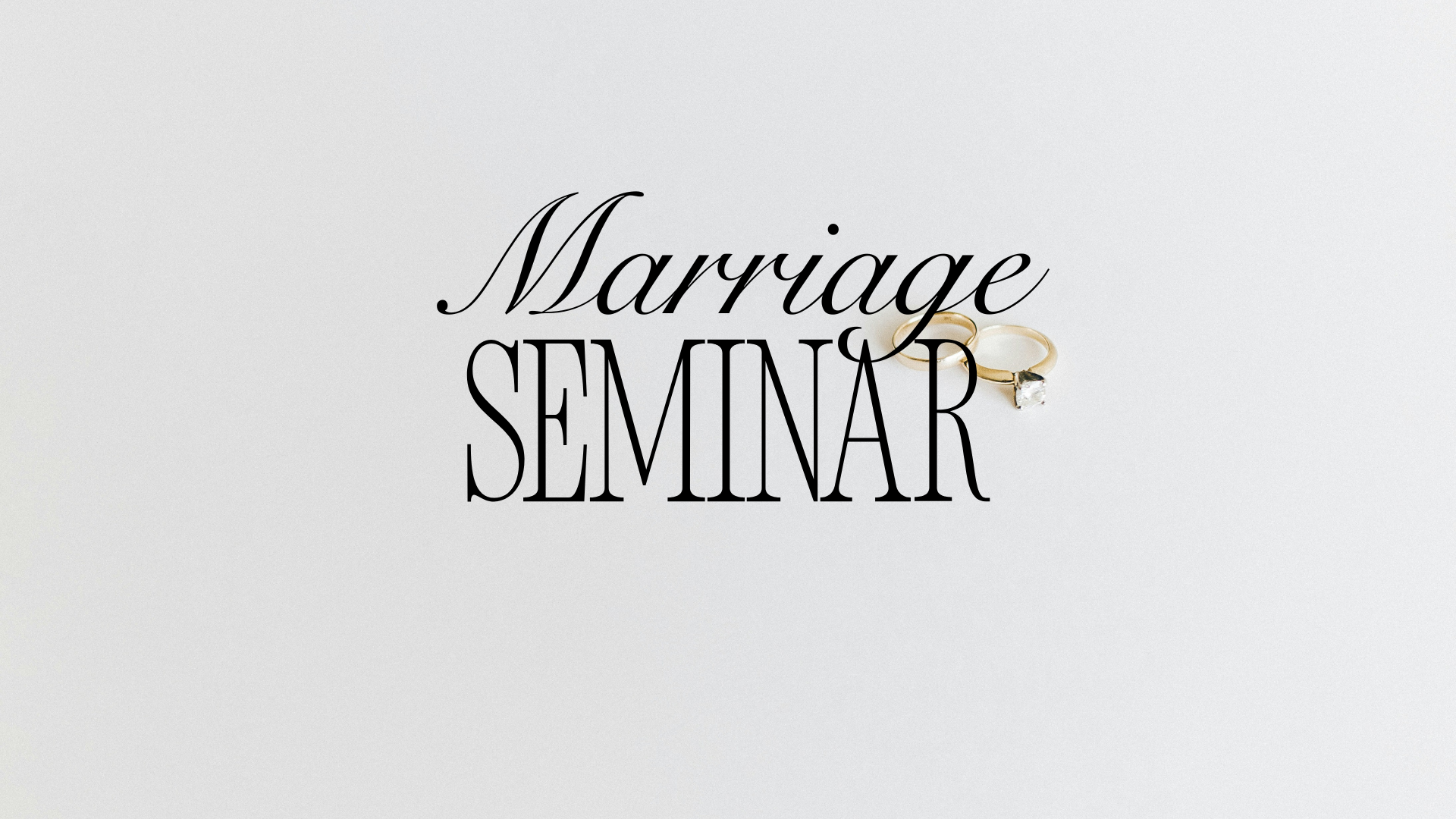 Marriage Seminar