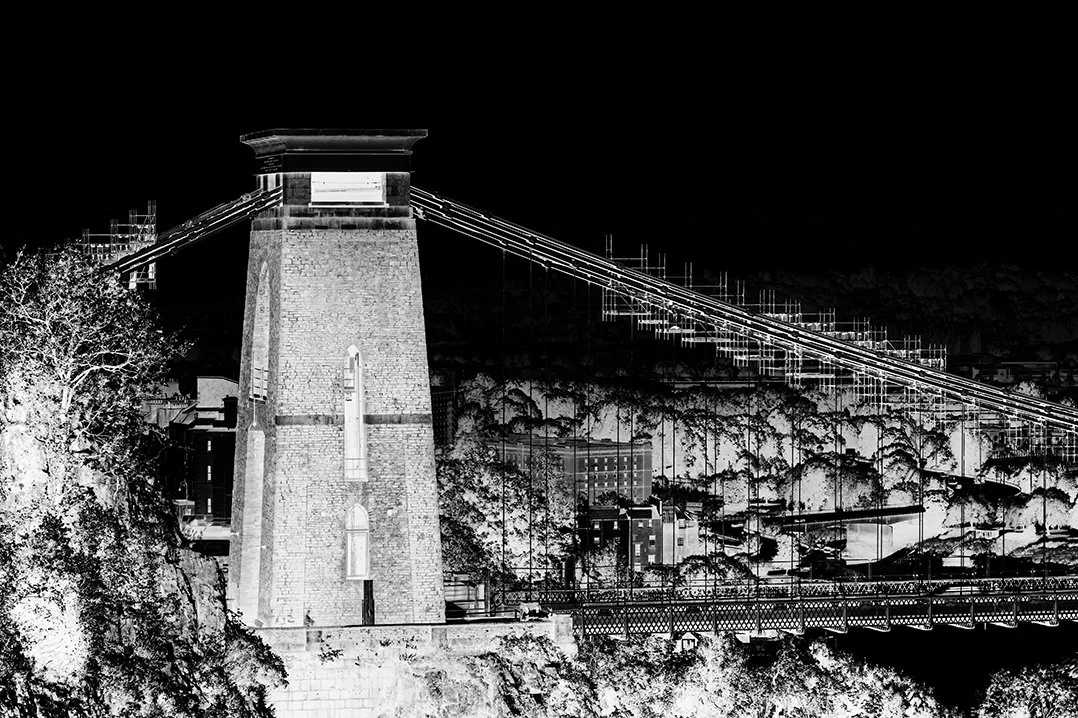 Clifton suspension bridge bristol photography photographer black white fine art giclee archival print