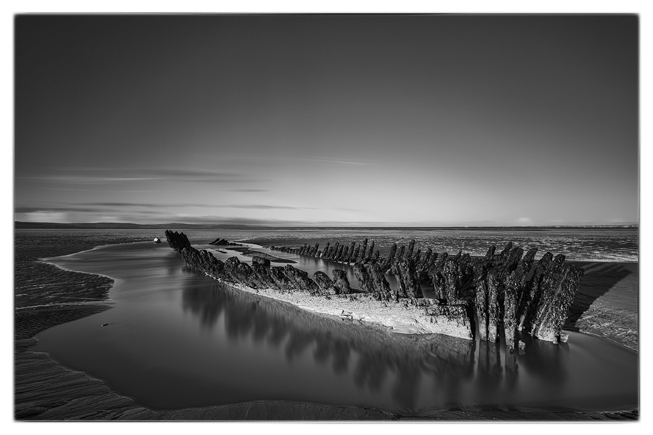 bristol photographer photography black white bnw fine art giclee prints award winning trees open edition don hooper landscape woods forest minimalist  ss nornen shipwreck beer beach sands