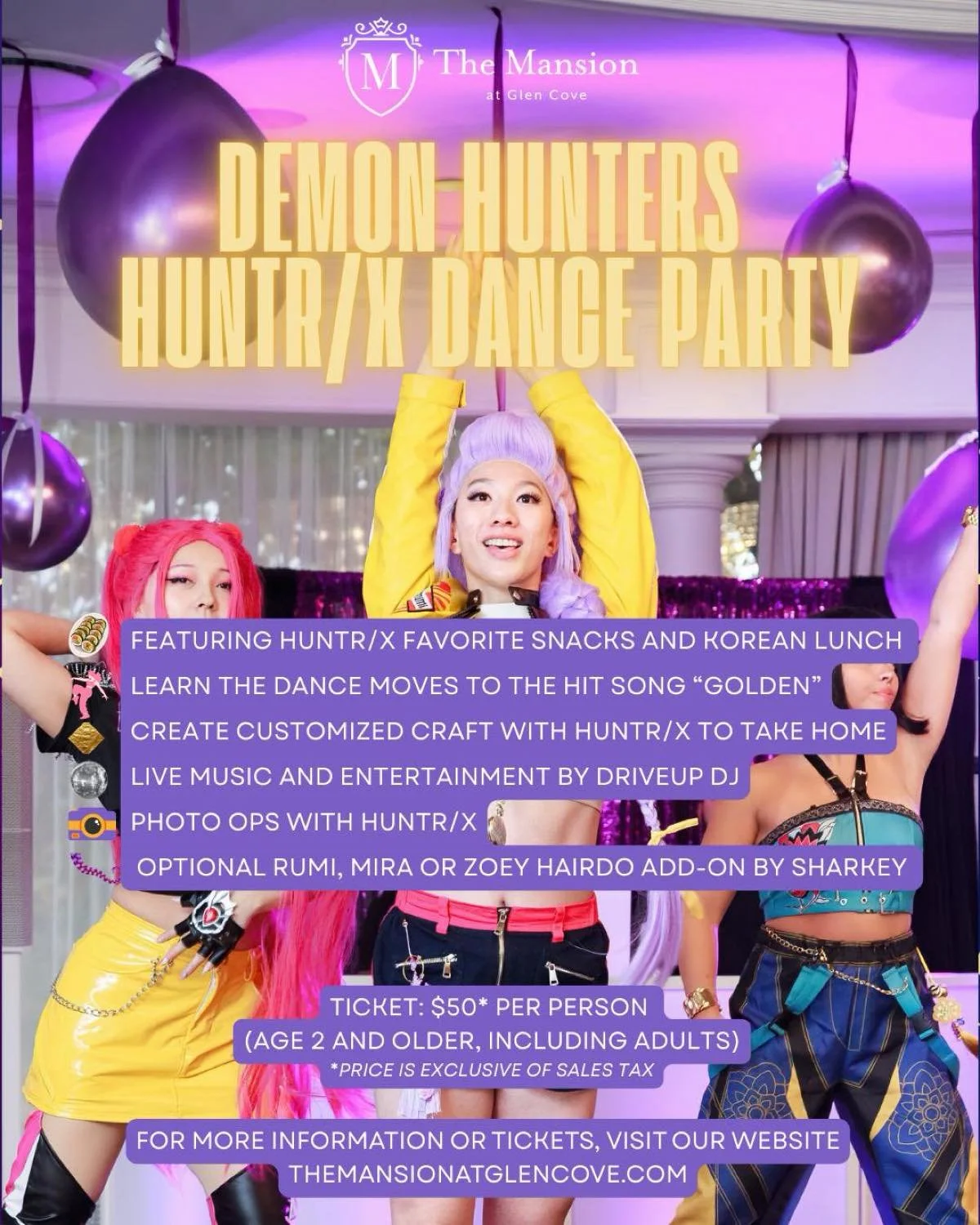 *Sold Out* K-Pop Demon Hunters Huntr/X Dance Party