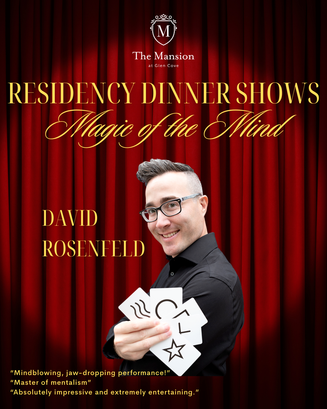 Residency Dinner Shows: Magic of The Mind