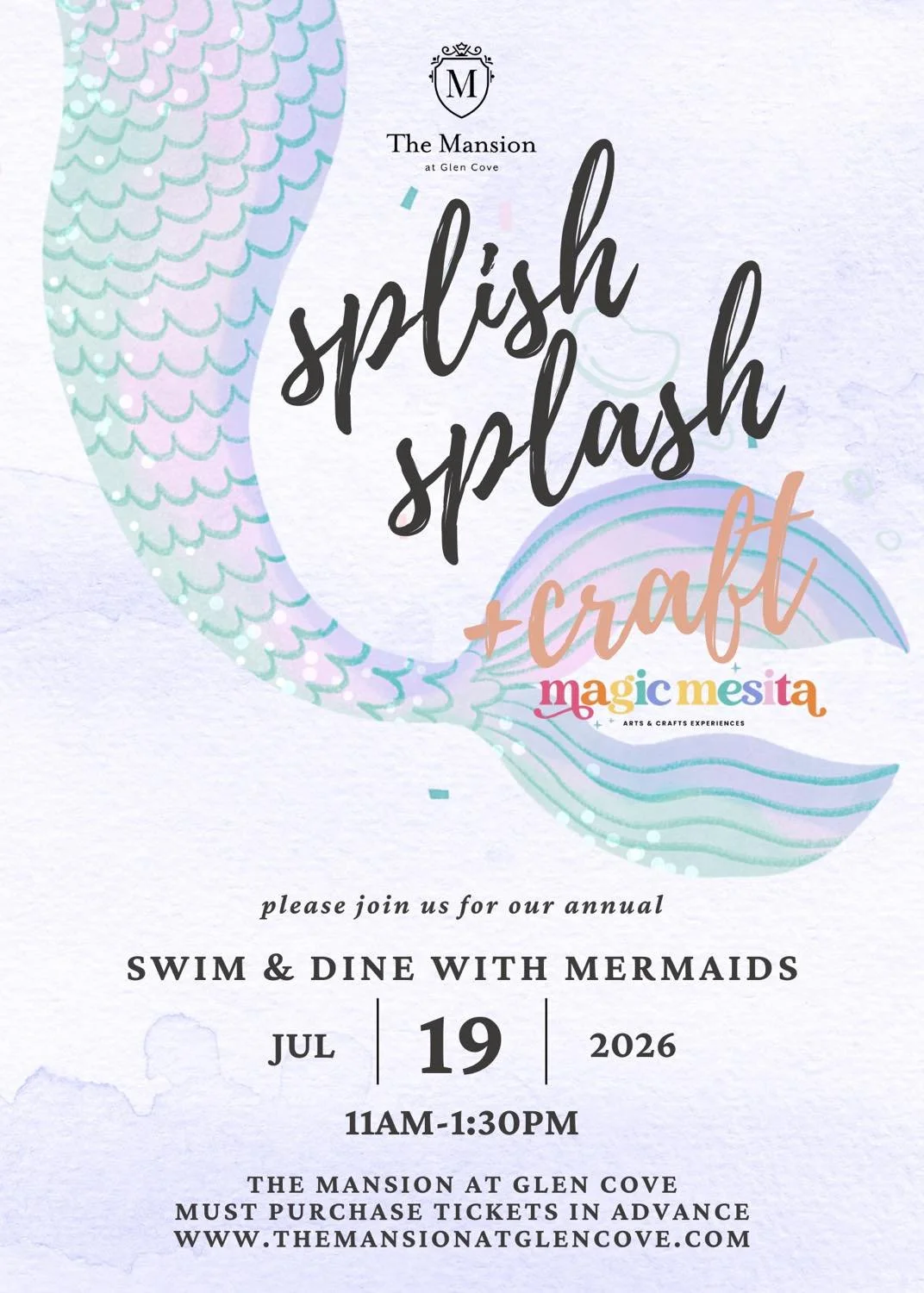 Splish Splash: Swim &amp; Dine with Mermaids 7/19