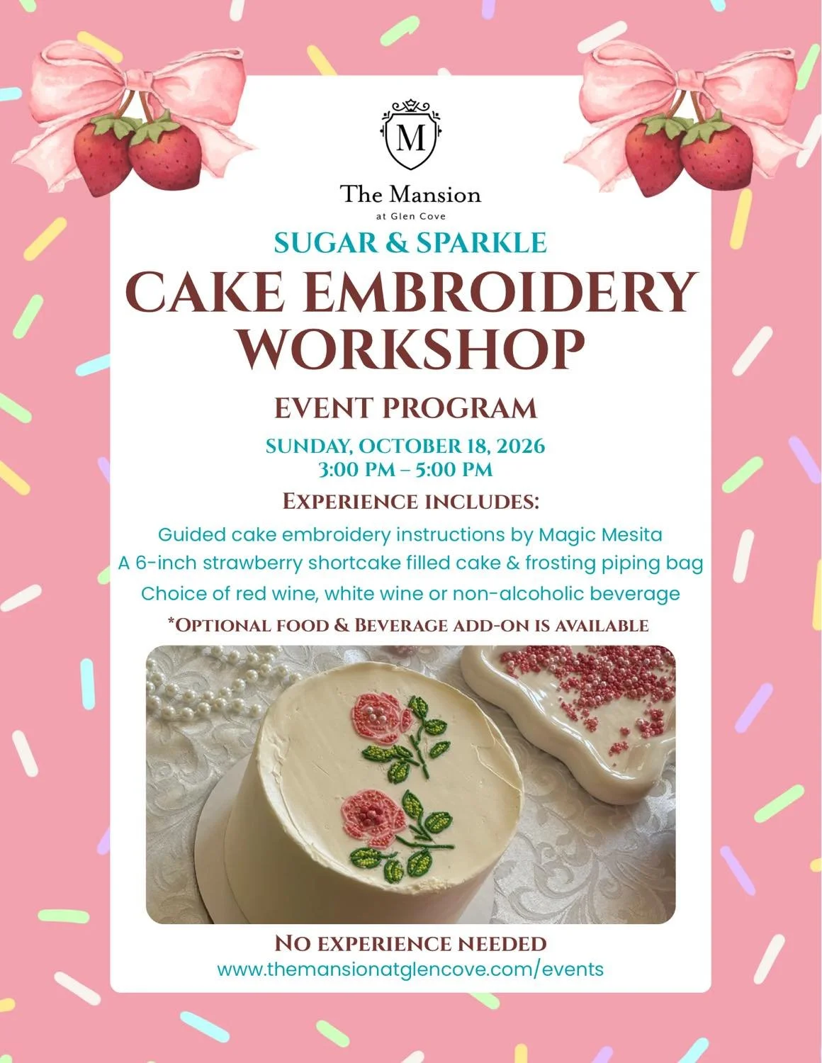 Sugar & Sparkle: Cake Embroidery Workshop