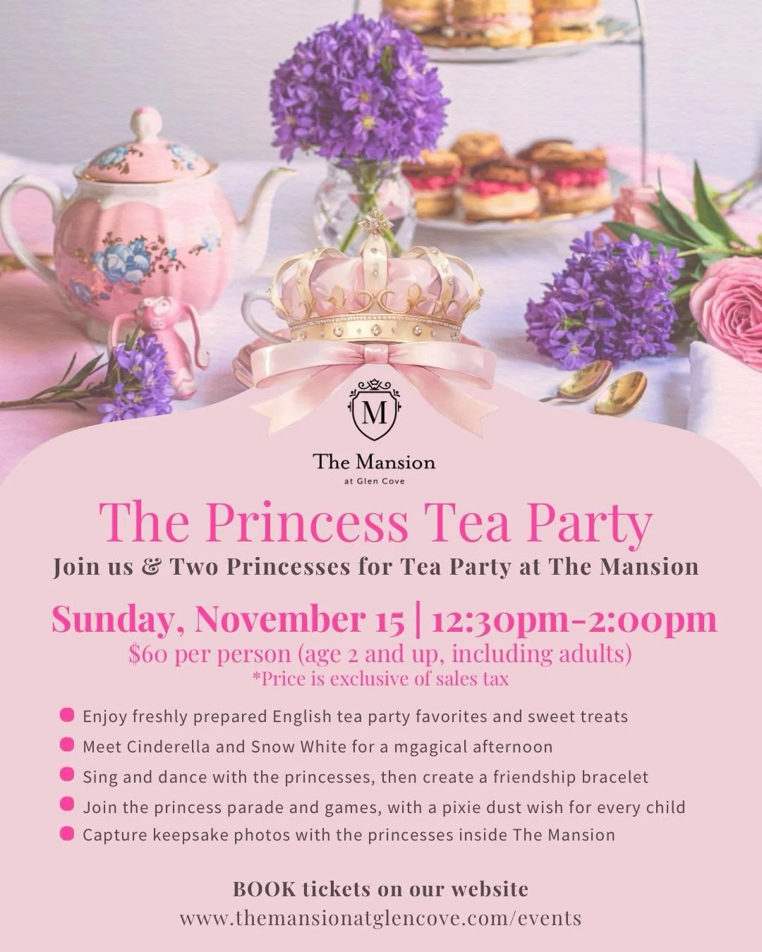 Princess Tea Party at The Mansion 