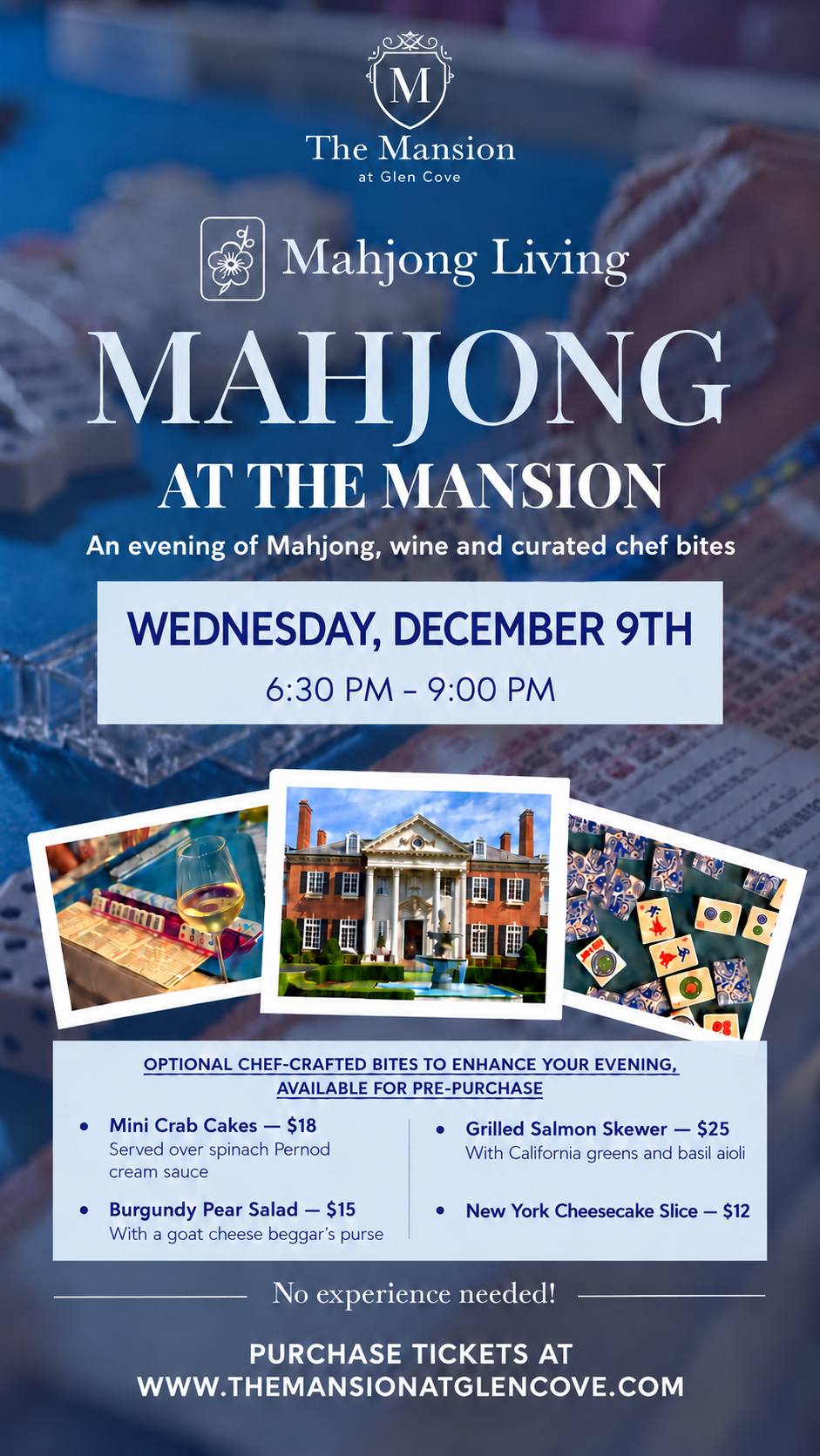Mahjong at The Mansion Dec 9th