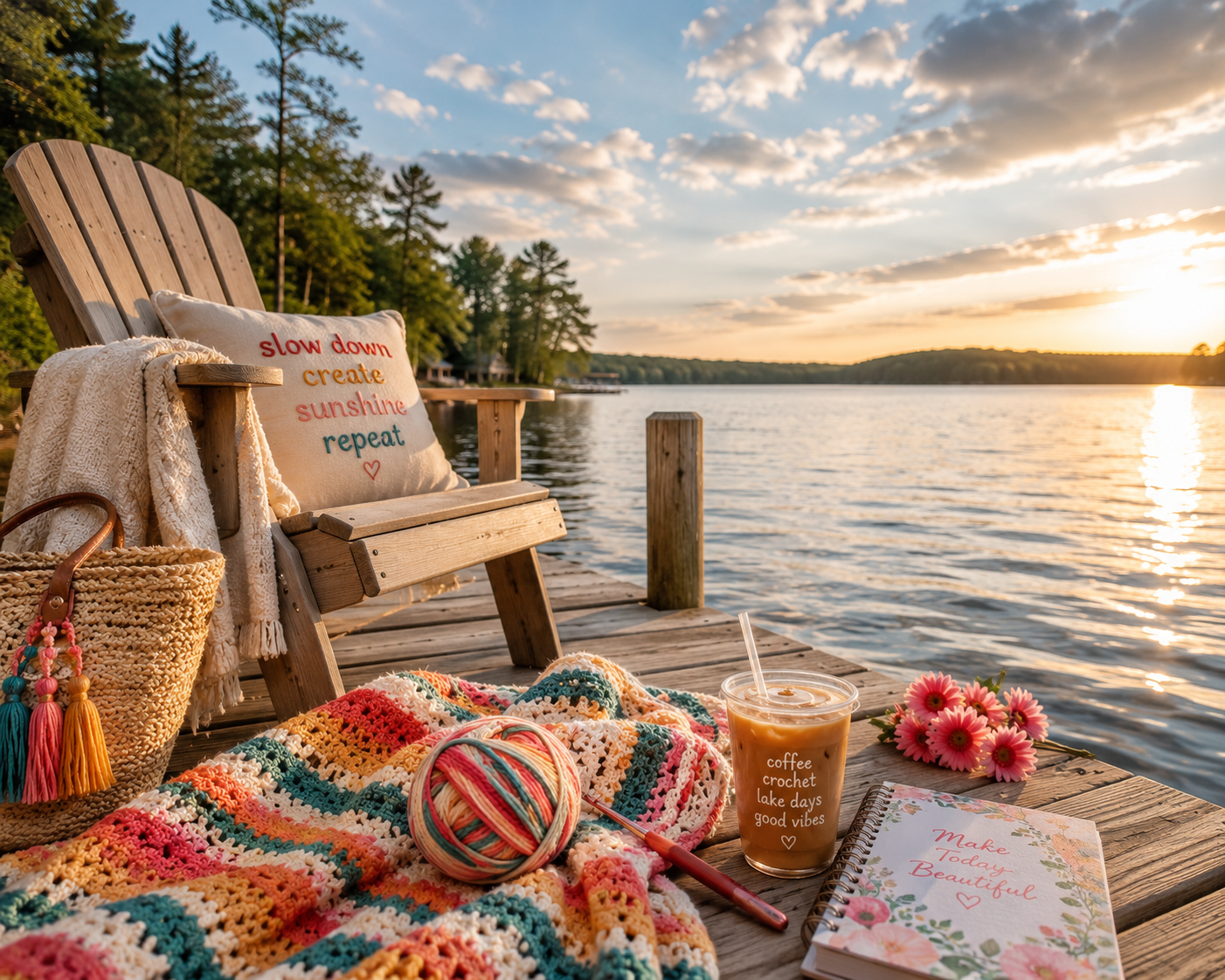 Sun, Yarn, and  Coffee: My Summer Crochet Rotation