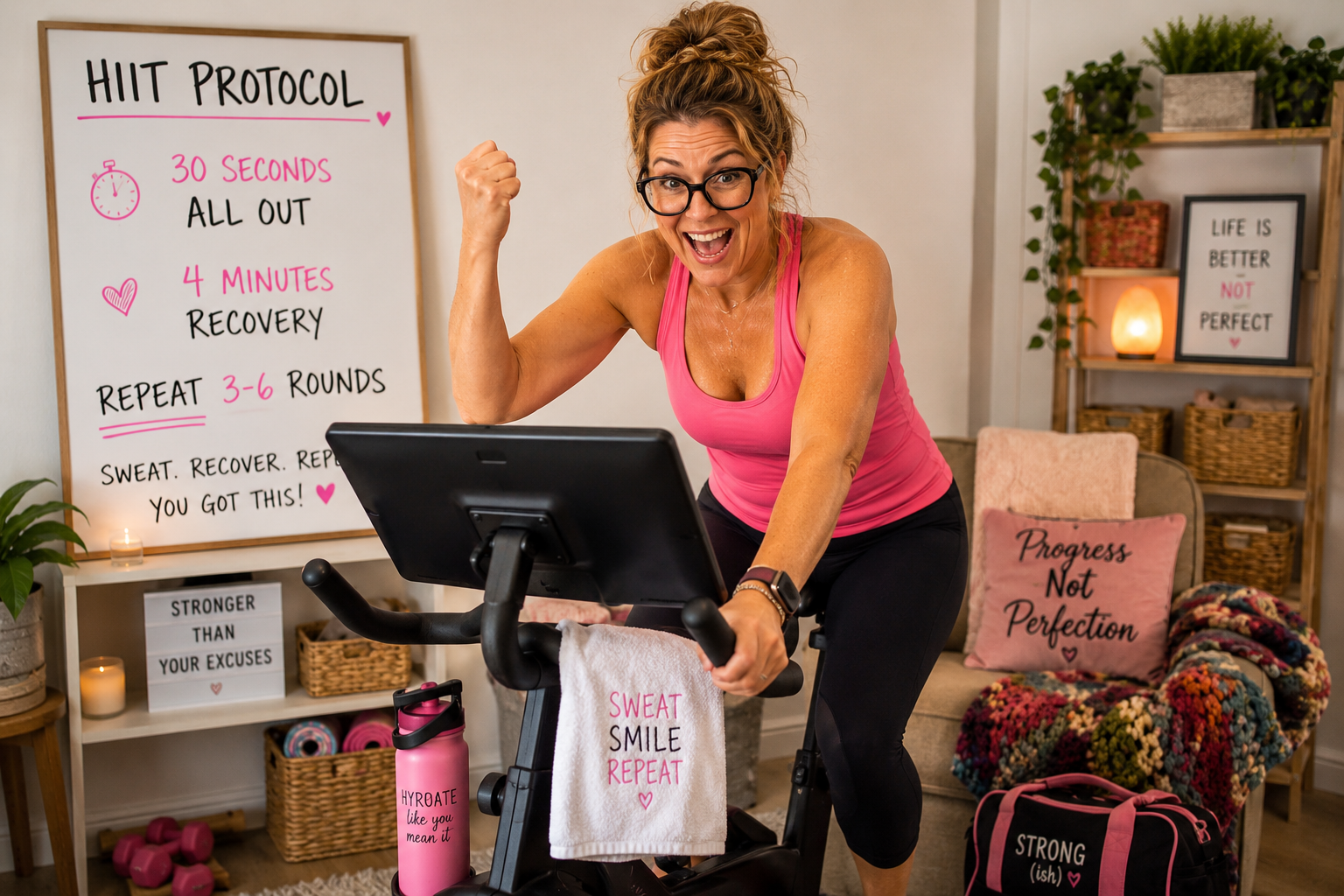 The HIIT Workout That Keeps My ADHD Brain Happy (And My Sweat Levels Slightly Aggressive)
