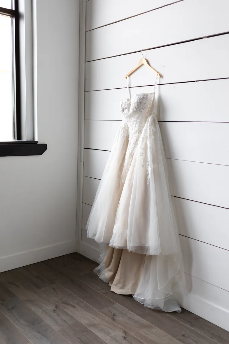 The naturally-lit Photo Nook studio with white pine walls
