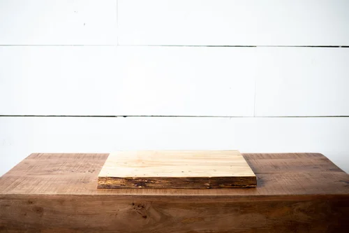 A wooden charcuterie board