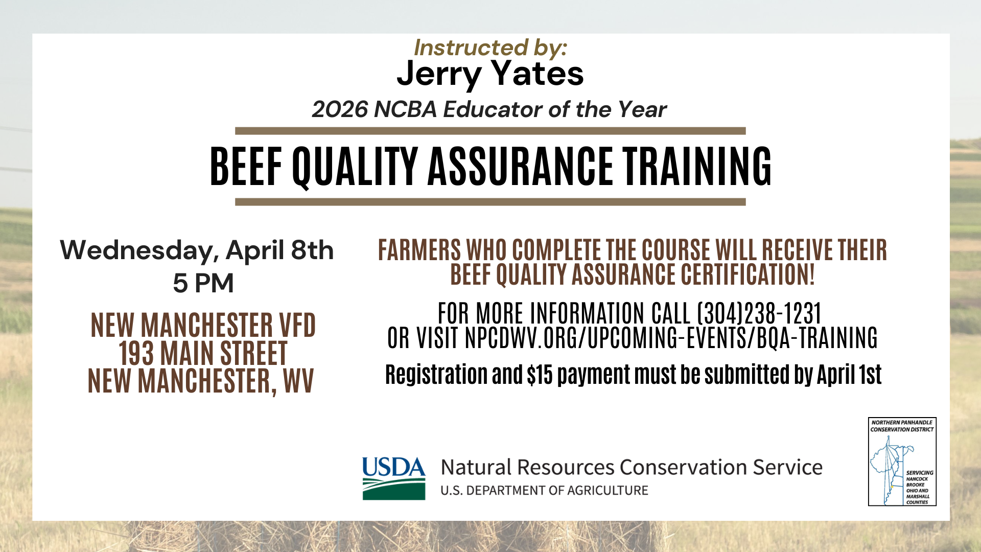 Beef Quality Assurance Training (North)