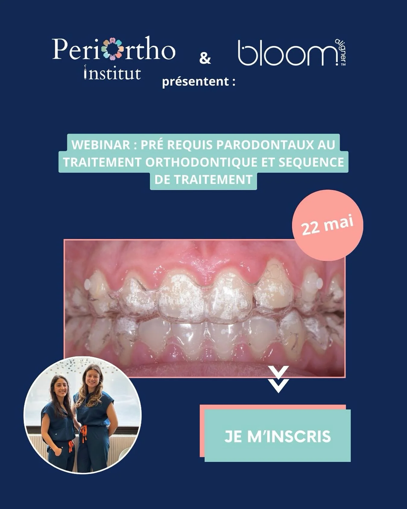 Nous avons le plaisir de vous inviter &agrave; un webinaire captivant le 22 mai &agrave; 19h30 ☀️
Comme toujours, des sujets cliniques pertinents, des experts reconnus et des contenus pratiques et applicables au quotidien.

Inscription gratuite, lien