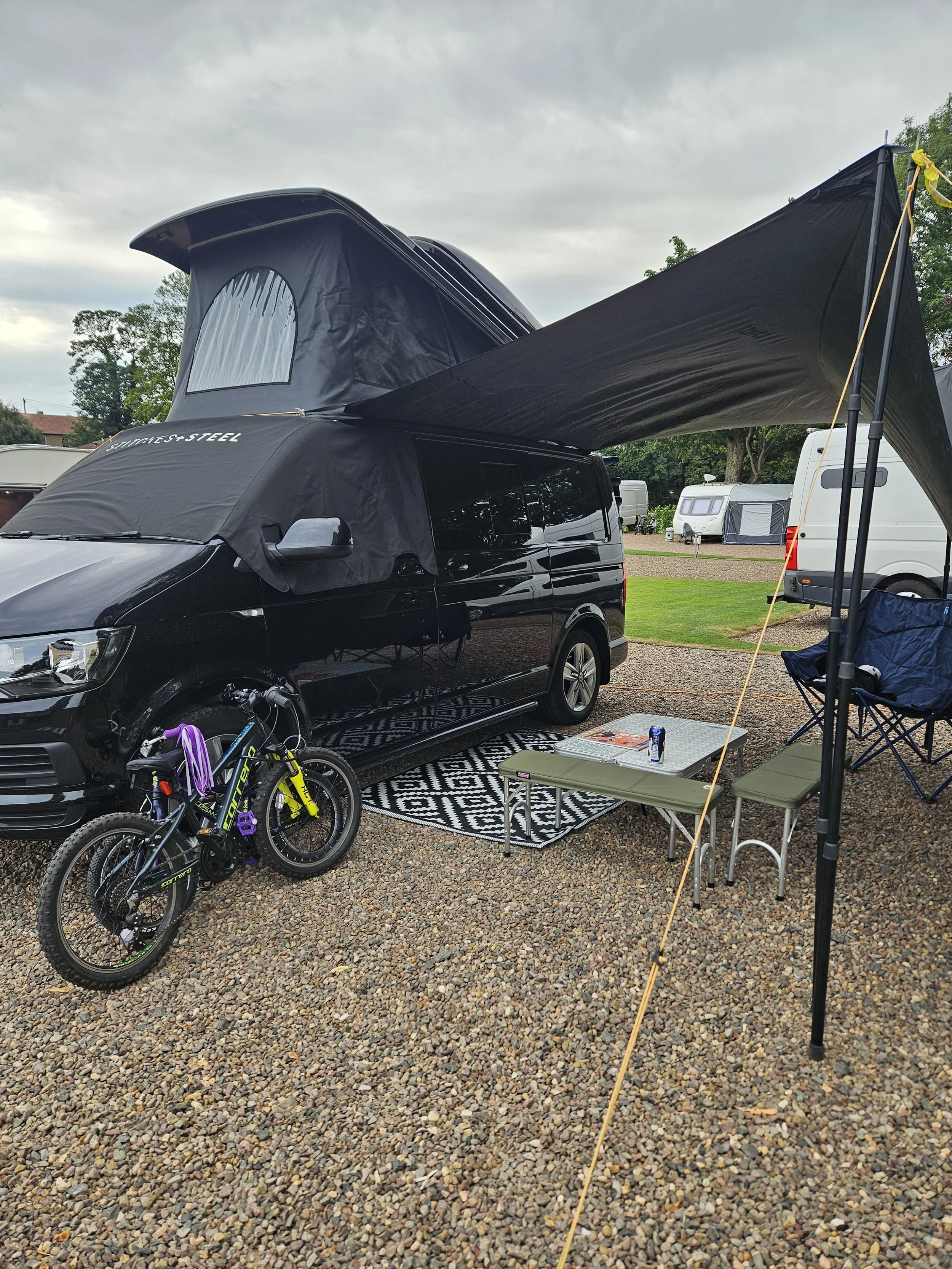 Ord House Camping, Berwick and a visit to Alnwick Castle