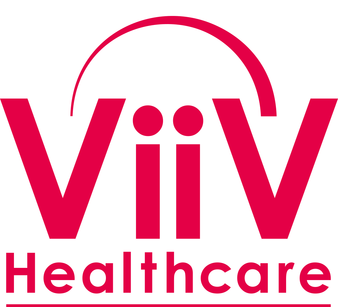 VIV Healthcare logo in pink with stylized wording and an arch above the letter V.