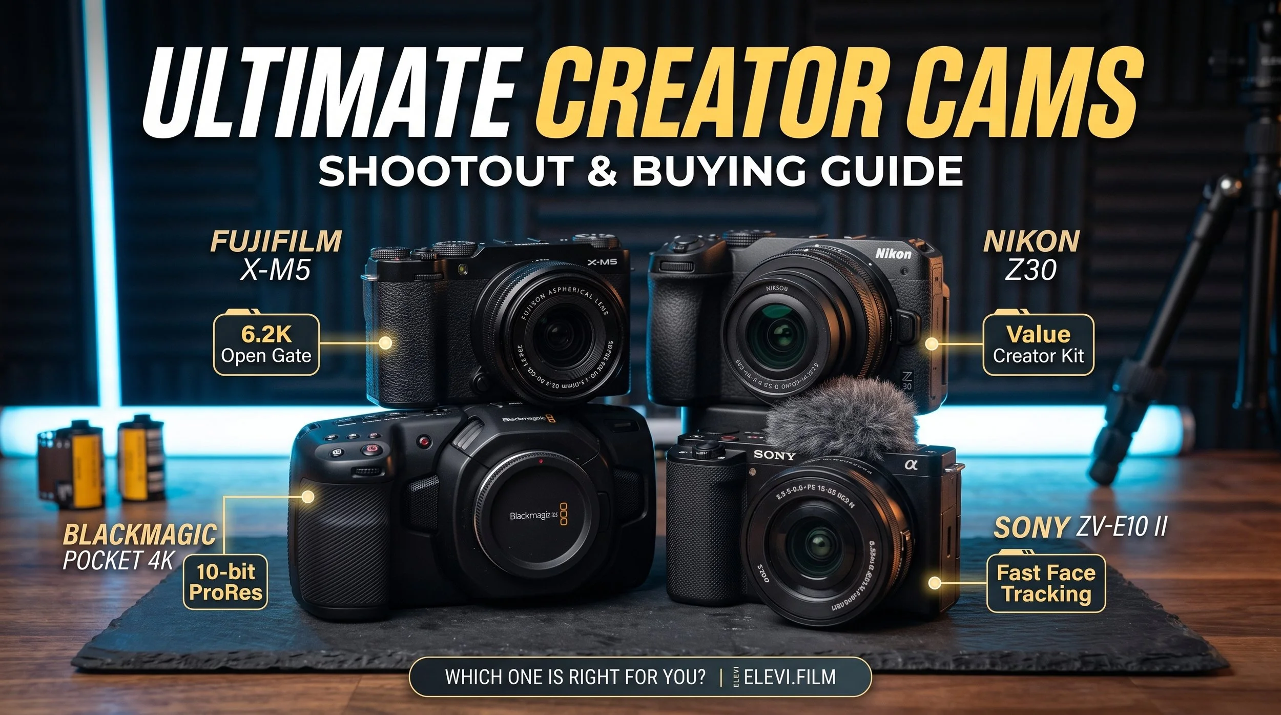 Best Beginner Filmmaking Camera Kits for 2026
