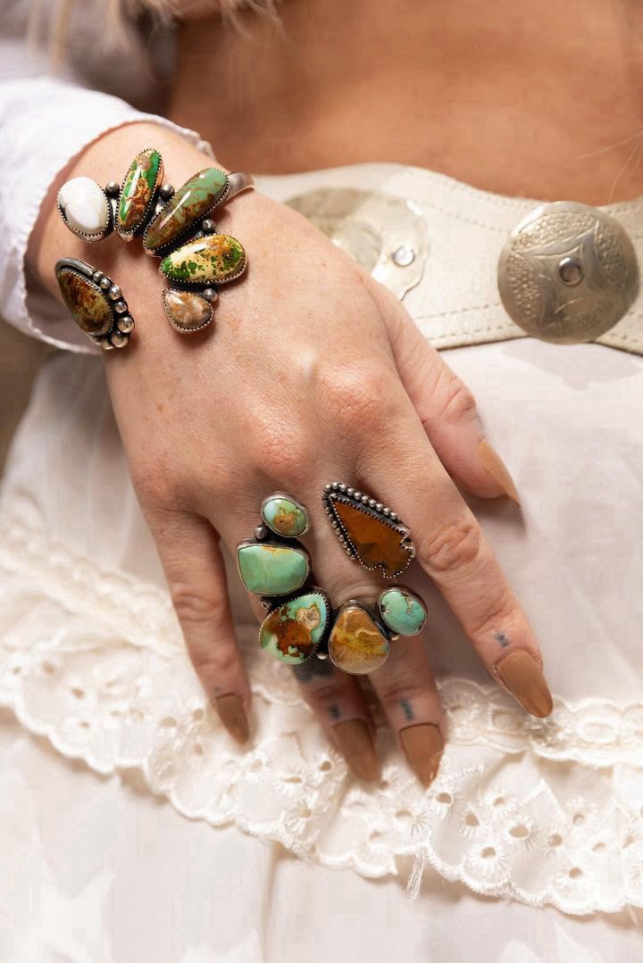 Custom Wild Flower Cuff