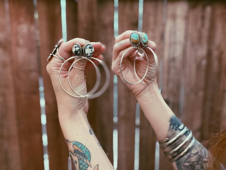 Custom Hoop Earrings