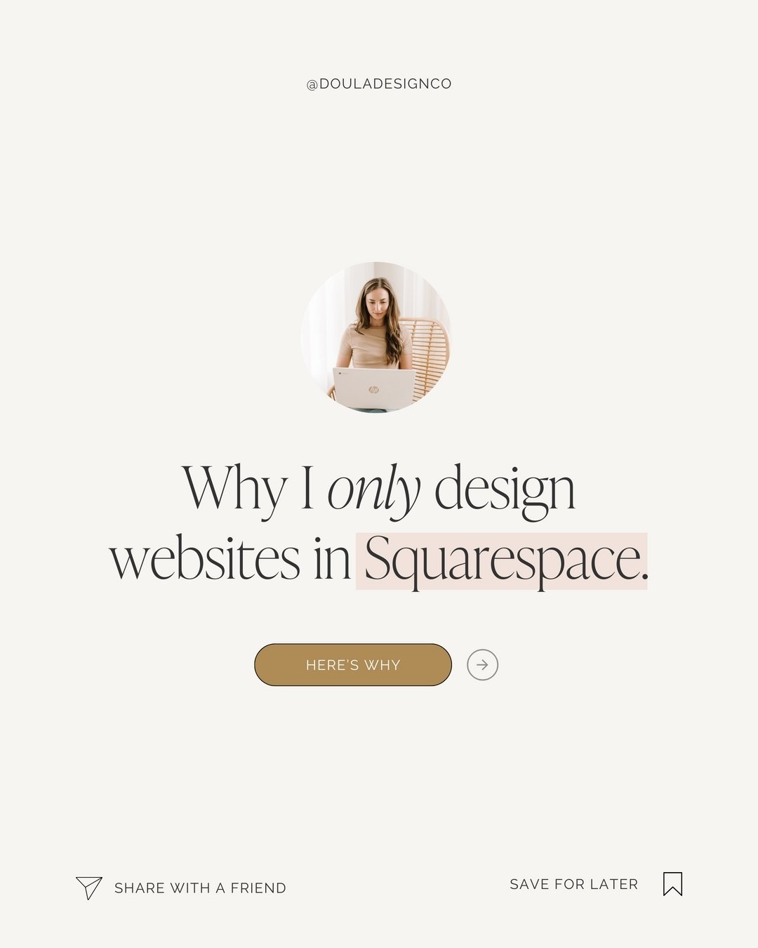 As a designer I *only* design in Squarespace 

Not only do I know my clients will love and make full use of the features mentioned above 👉 I also know that they are looking for a platform that can grow with their business.

Squarespace makes it so e