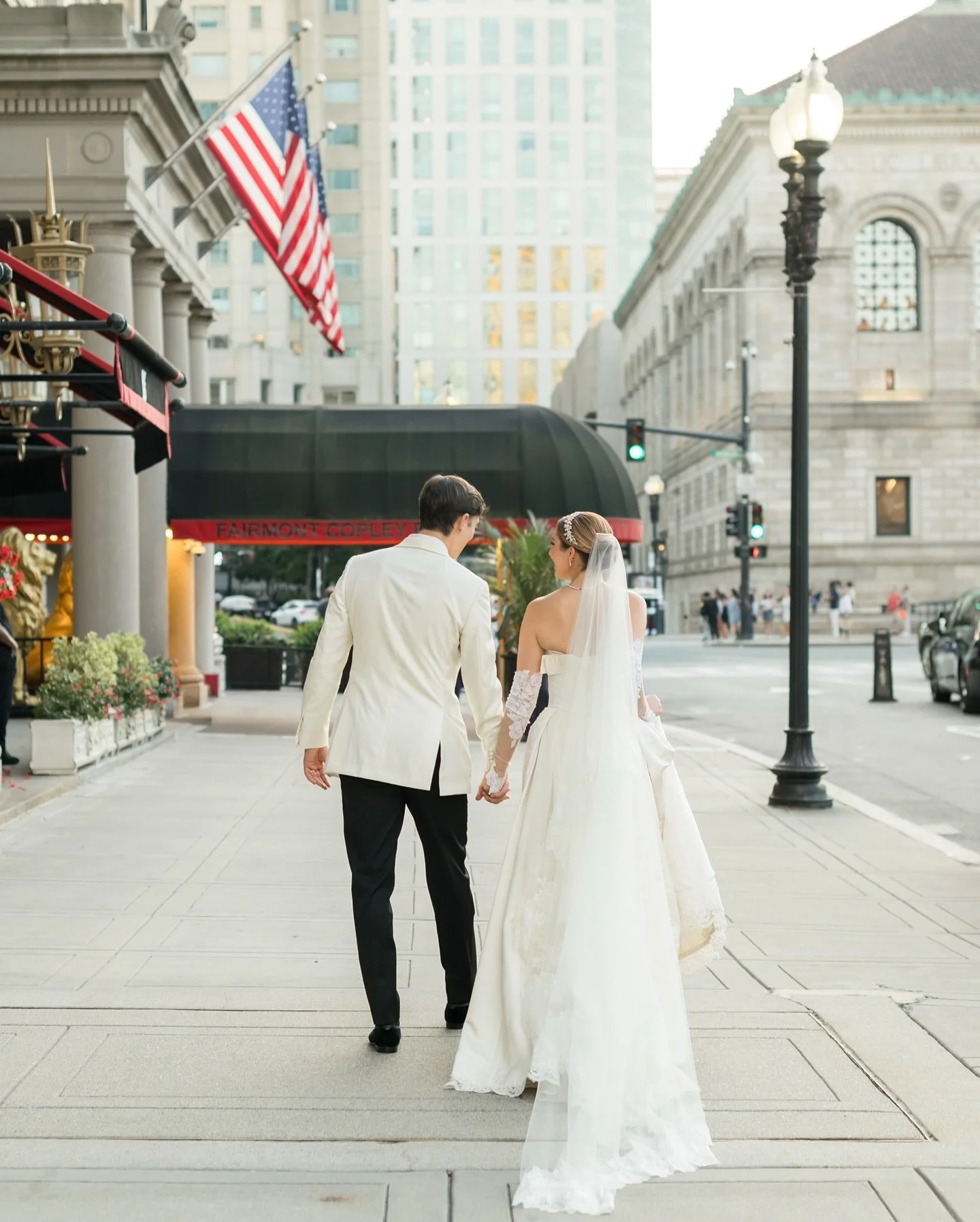 Sara + Andrew this past Saturday in Boston 🥹 The sweetest love (&mdash;and proof that chivalry is not dead). 

So much more to show from this incredible wedding, where guest experience, family legacy and thoughtful creativity was continuously highli