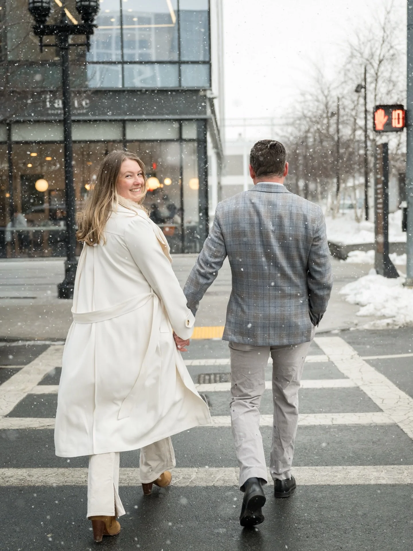 When you&rsquo;re hit with a surprise snow squall mid-session 🙌🏻🥹