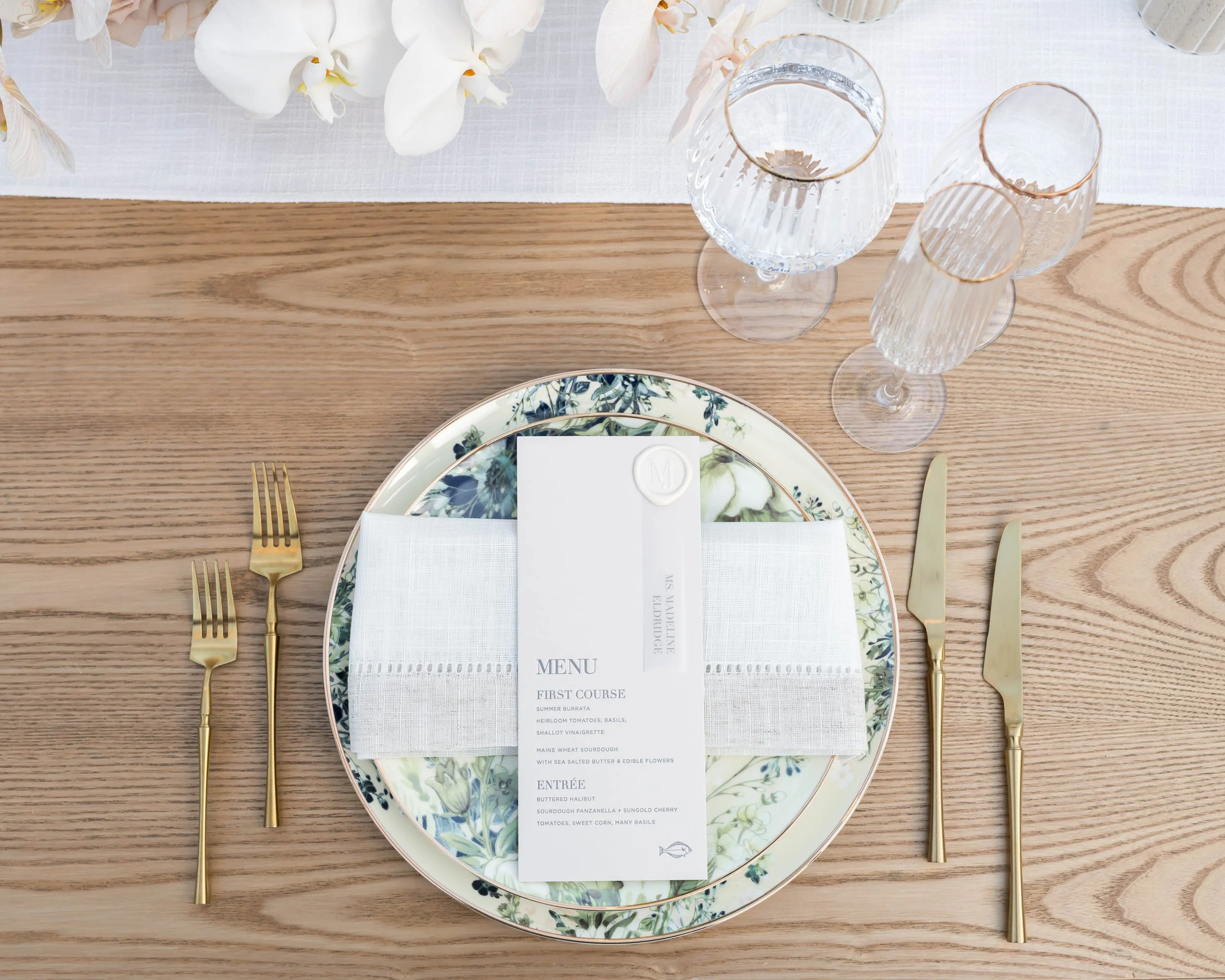 Wedding table details