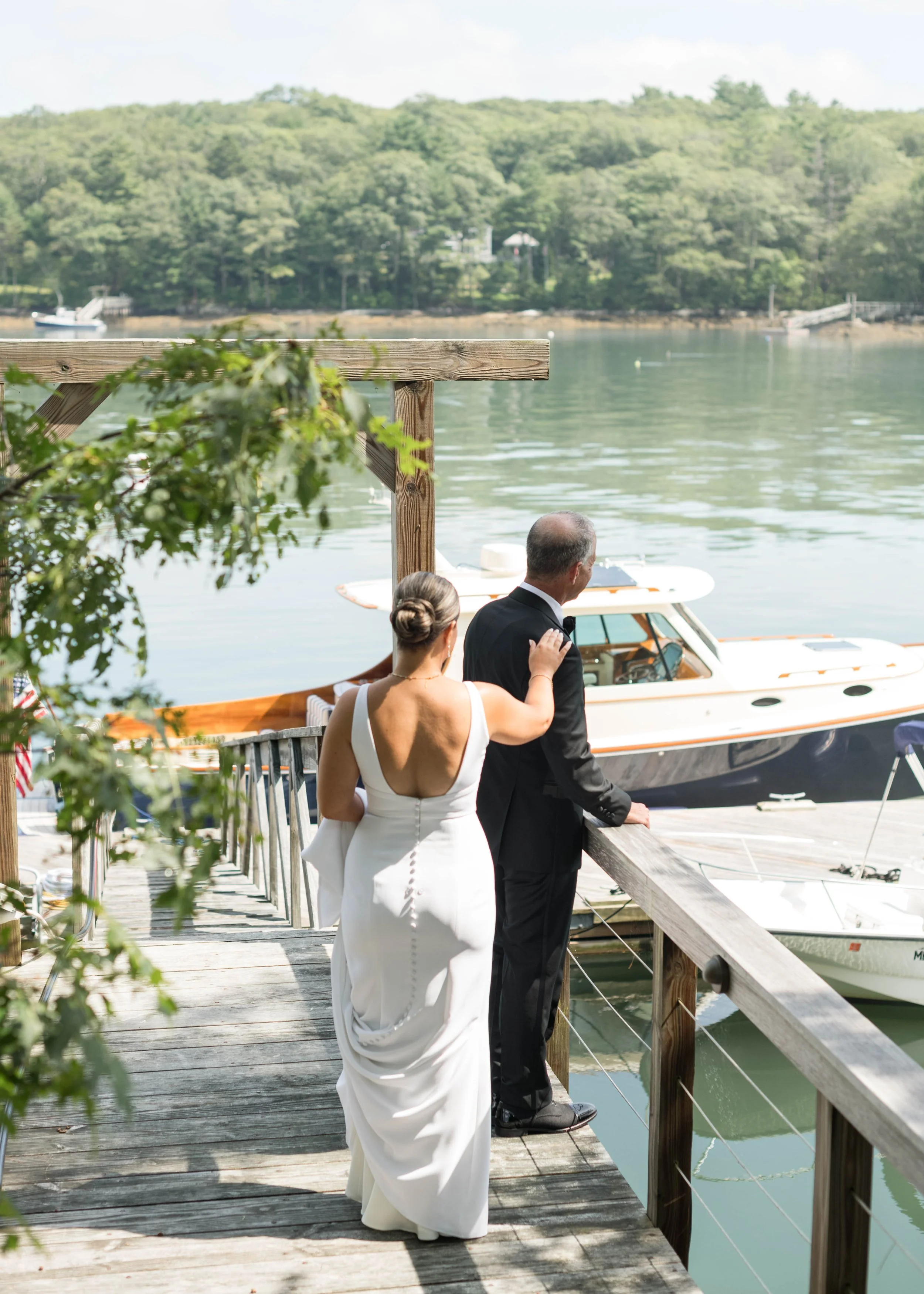 Boat dock first look with Dad