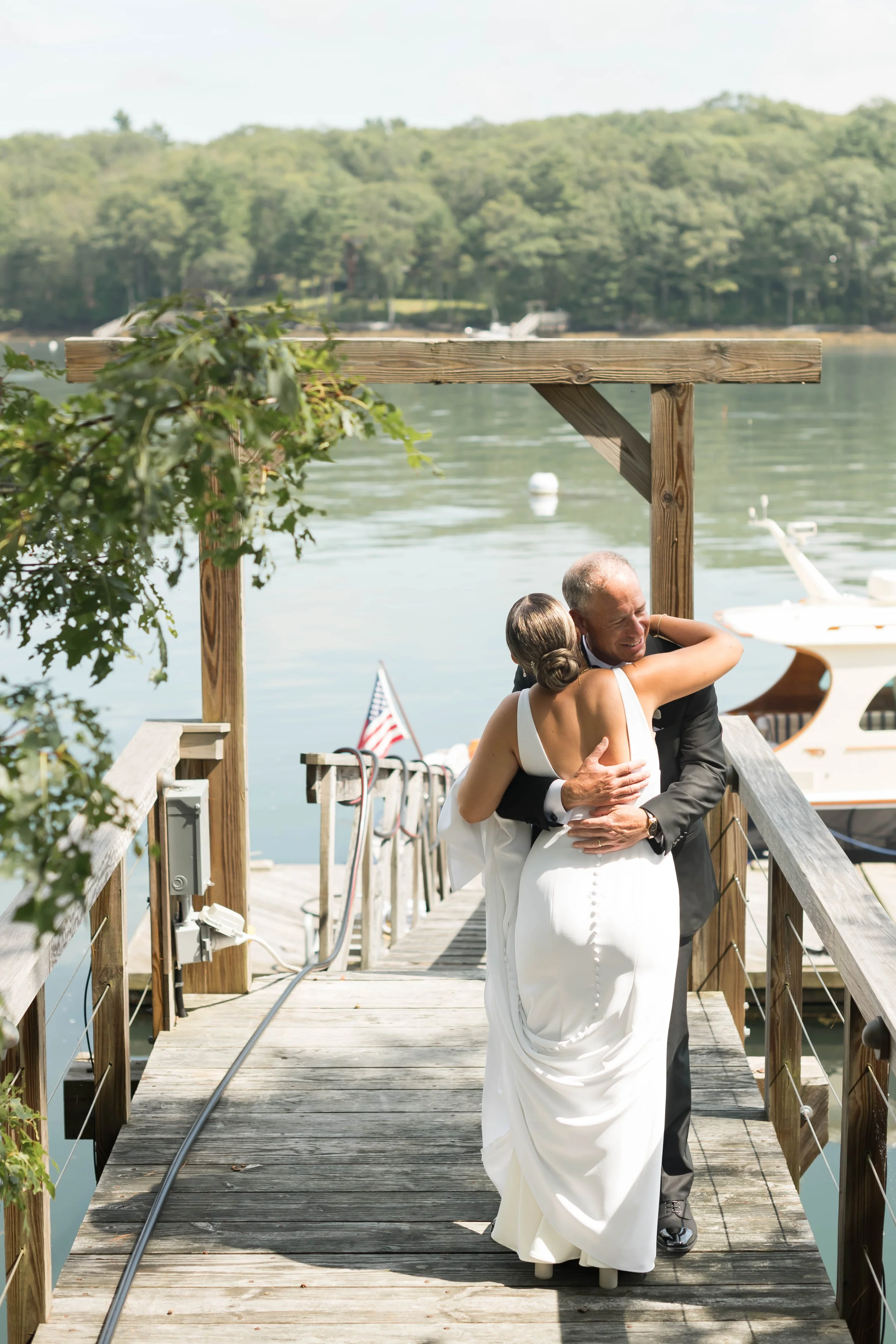 Boat dock first look with Dad