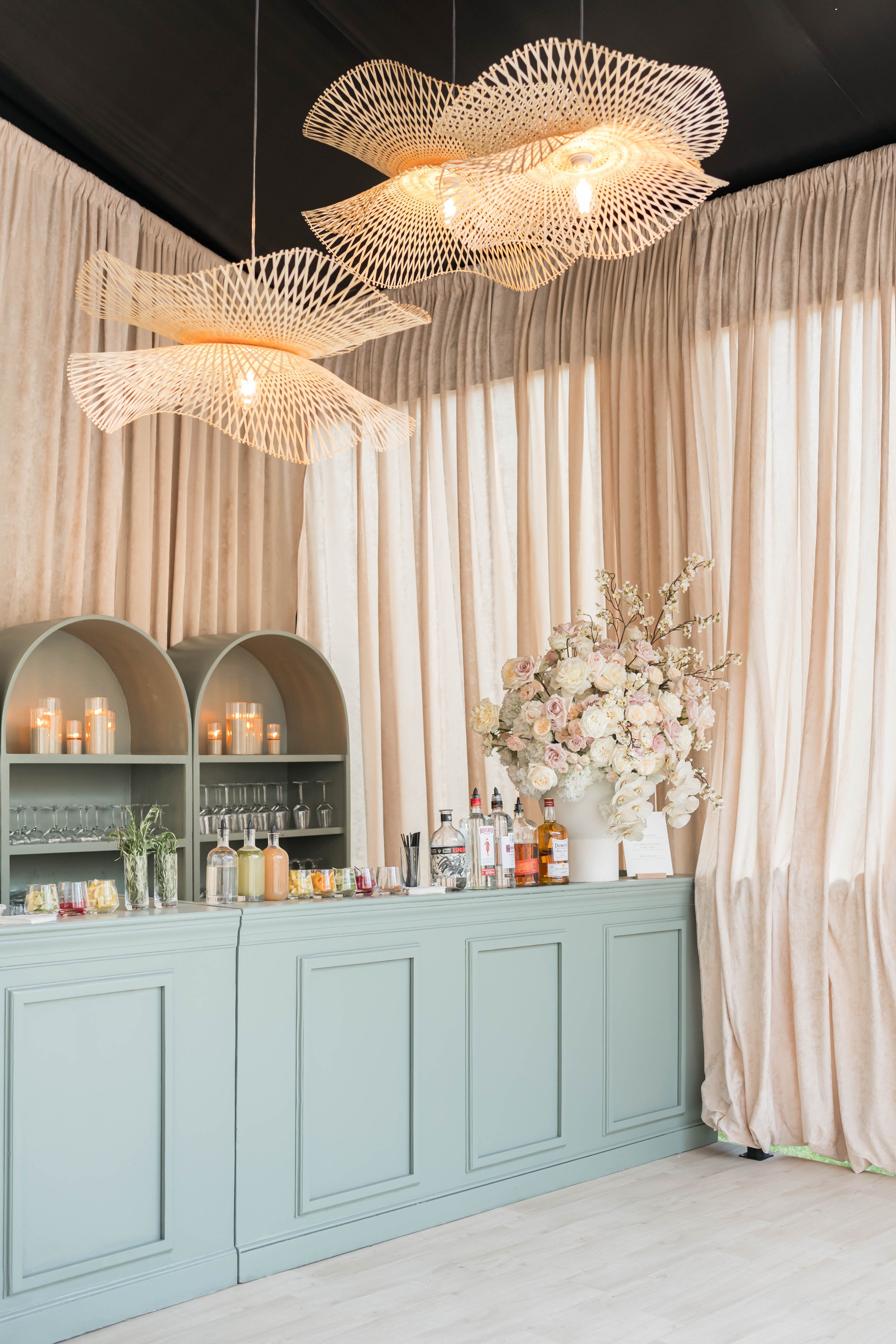 Custom wedding bar