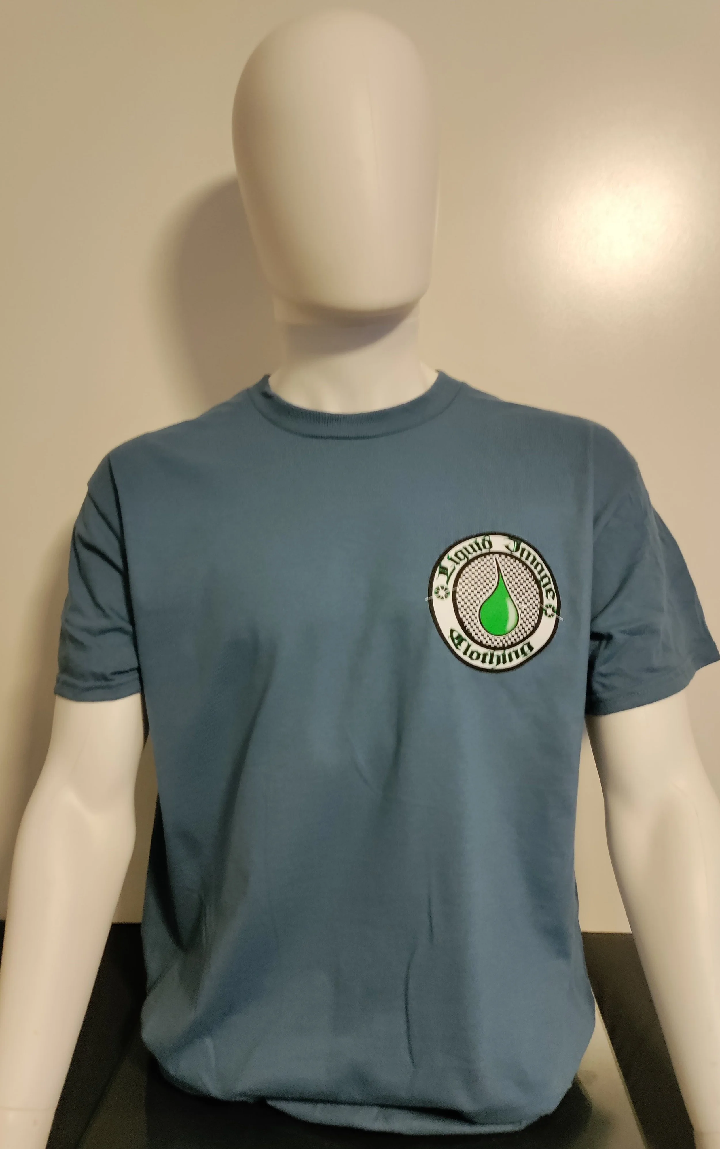 Blue Retro Style Skater T