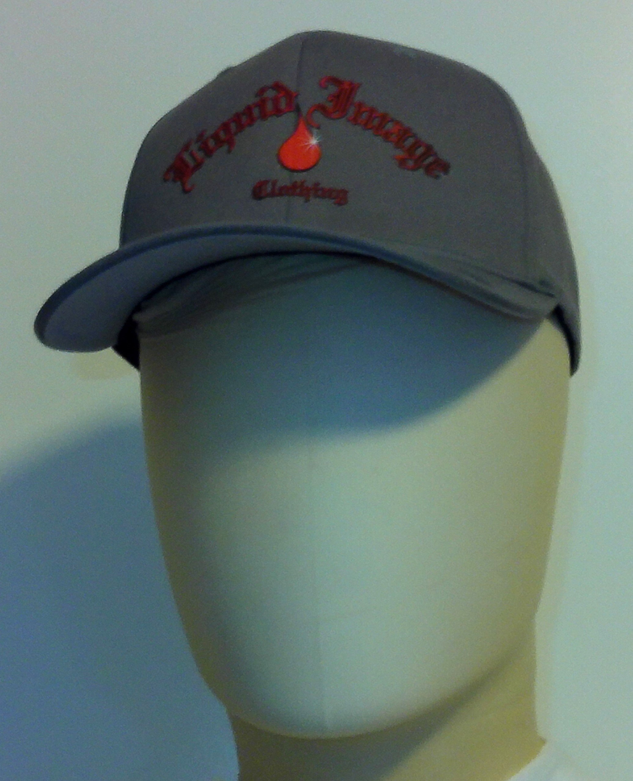 Printed Gray Trucker Hat