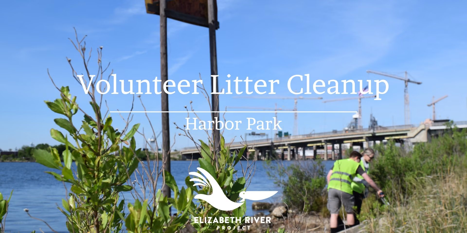 Elizabeth River Project Litter Cleanup- Harbor Park