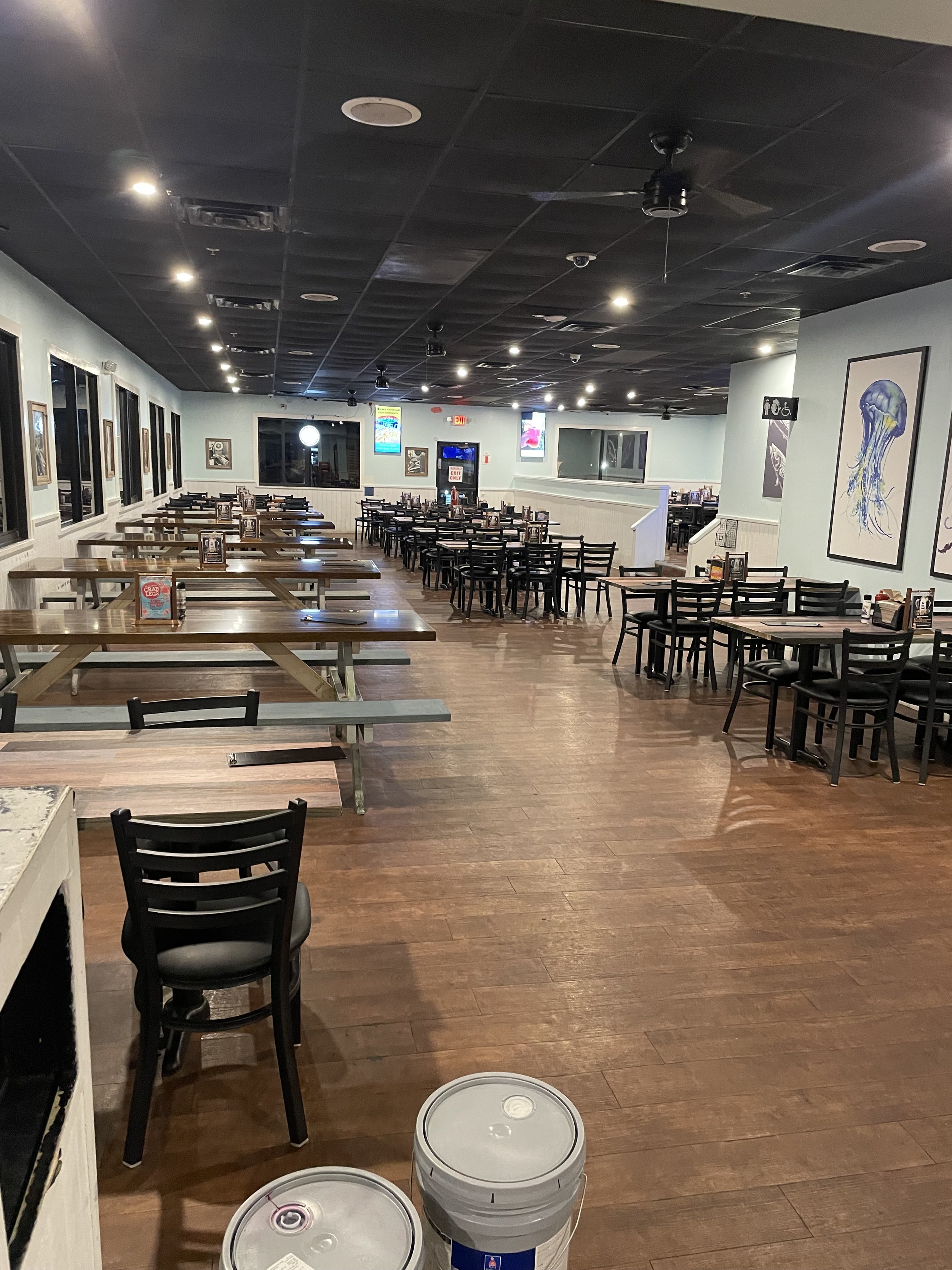 Interior of Crabby Bills St Pete Beach