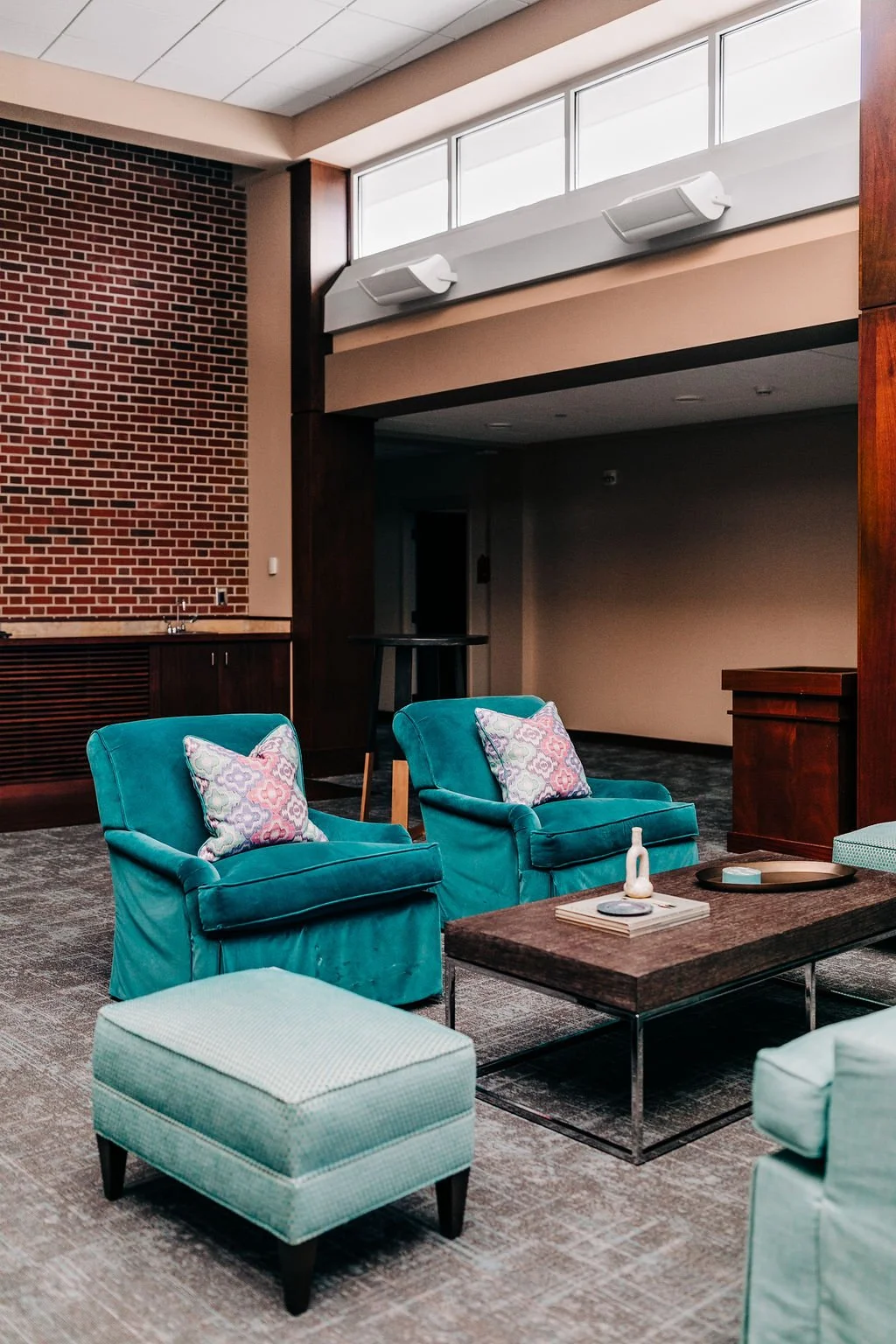 Welcoming Church Sitting Room Kathleen Reynolds Interiors