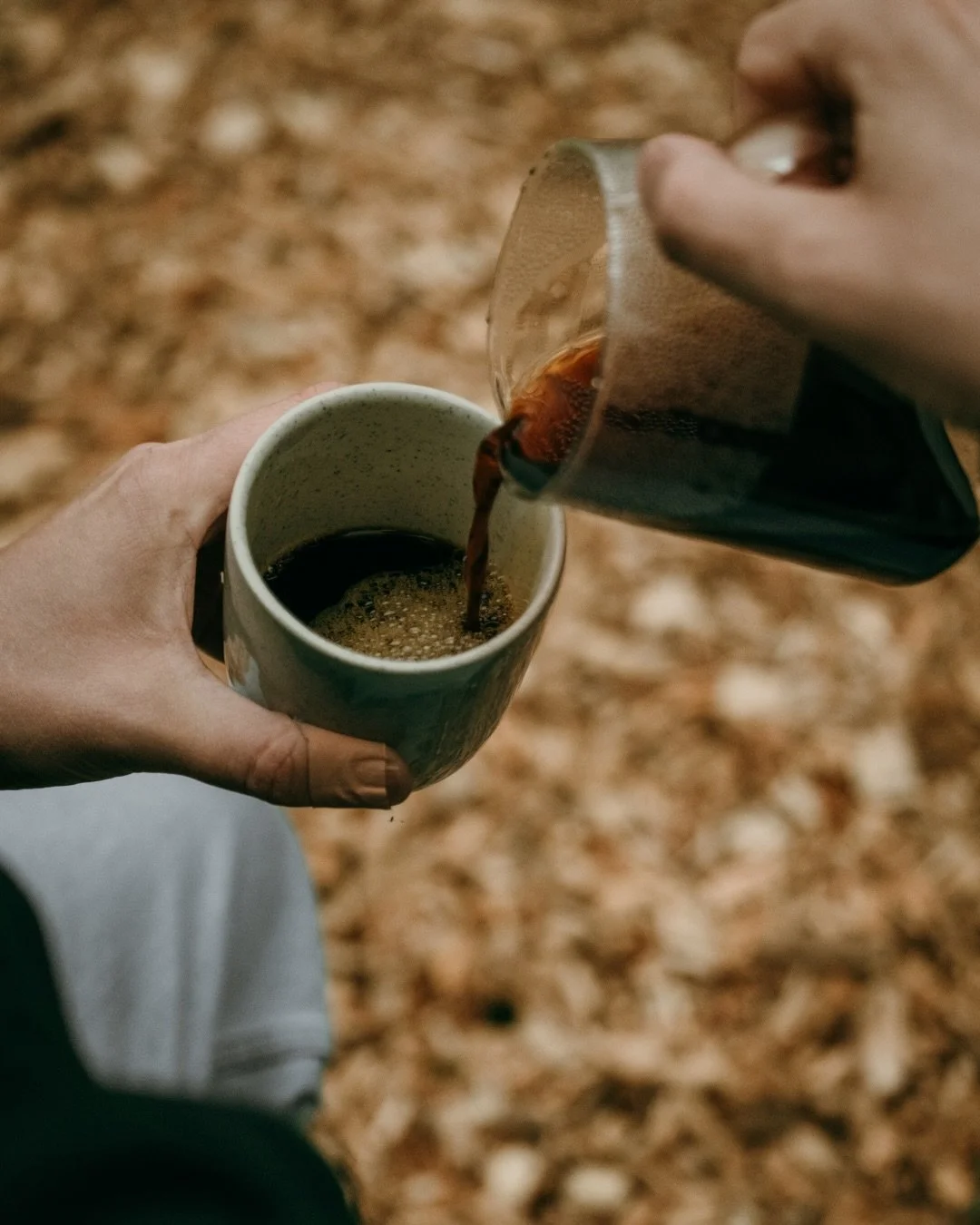 Slow coffee morning in a cabin 🍂☕️