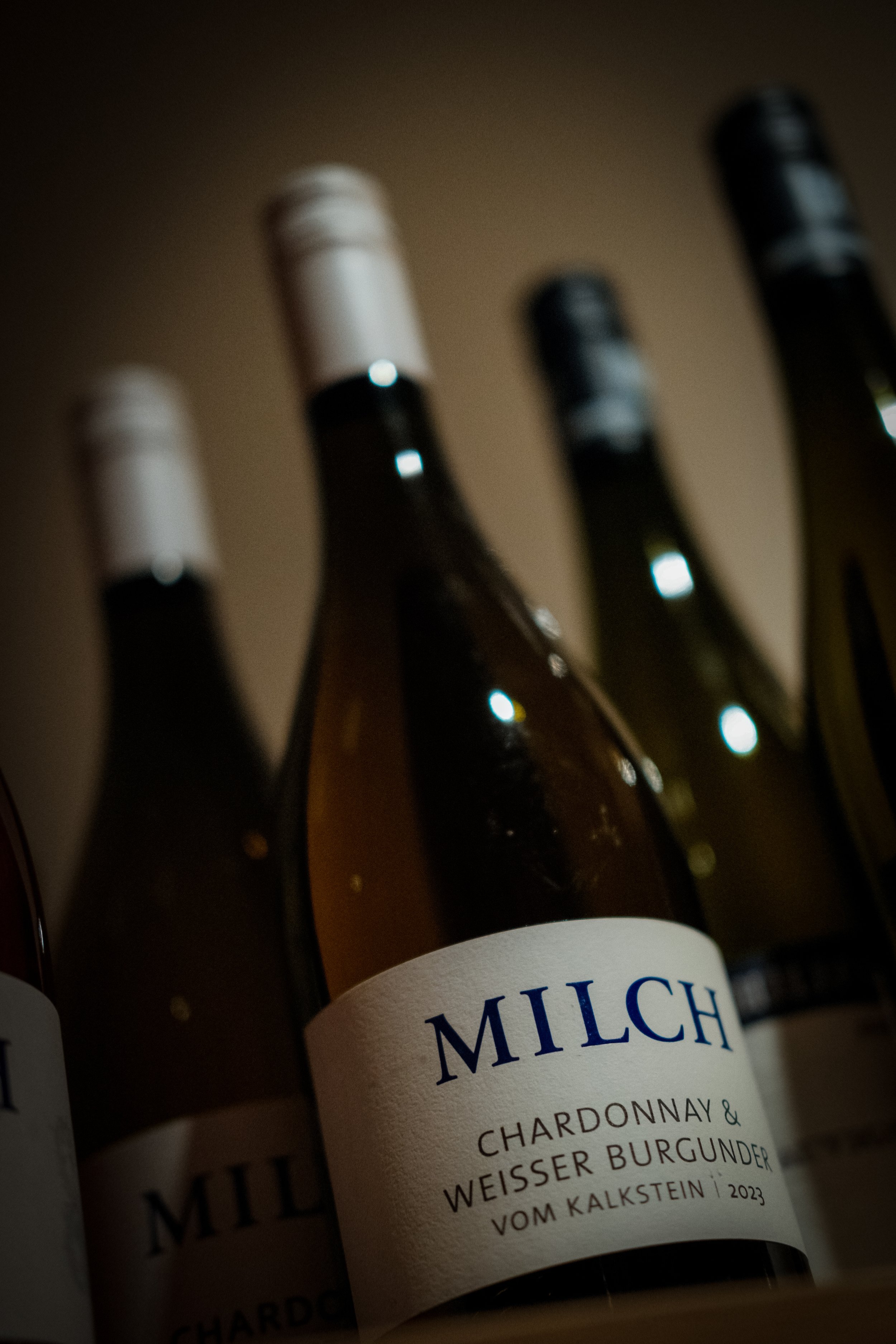 A curated selection of fine wines showcased in the Raphaels Wine Bar photography session