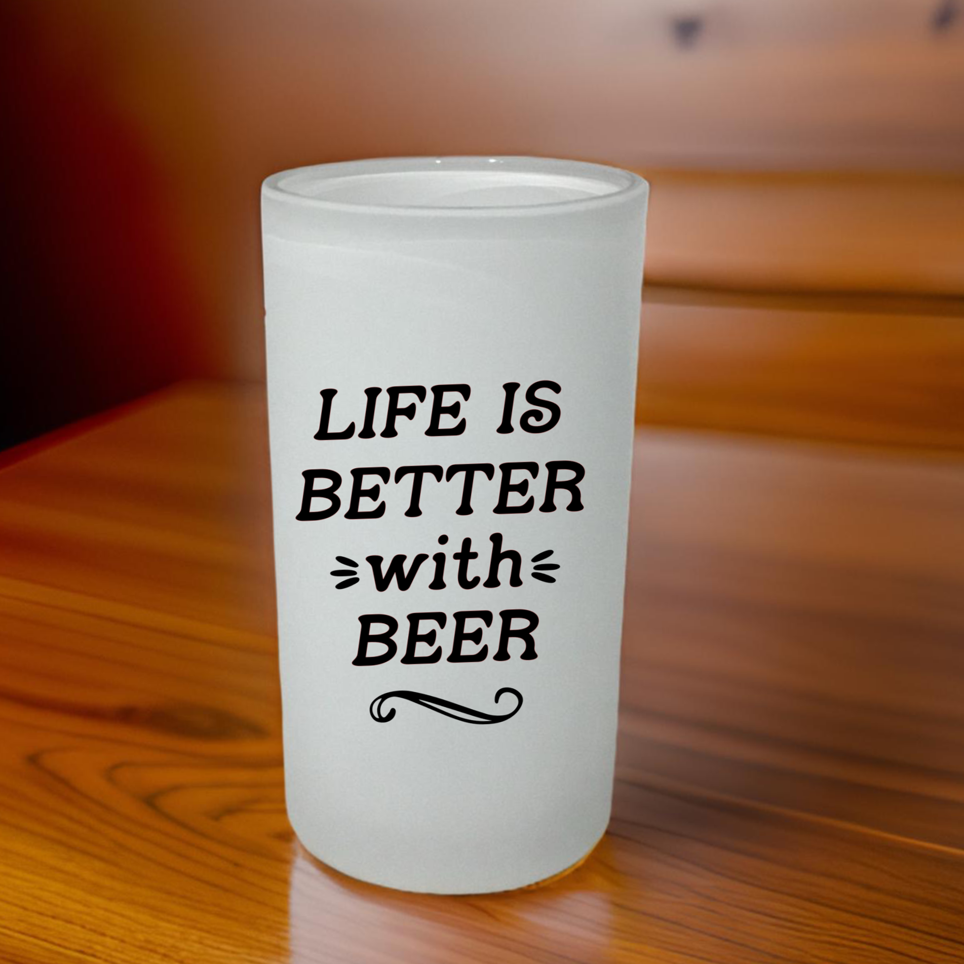 Frosted Beer Mug - Favors - Anniversary - Birthday - Friends