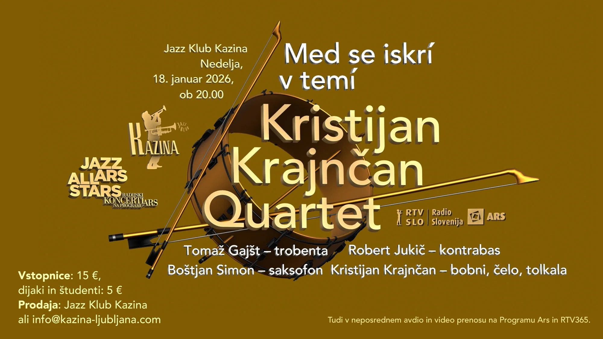 KRISTIJAN KRAJNČAN: ''Med se Iskri v Temi''