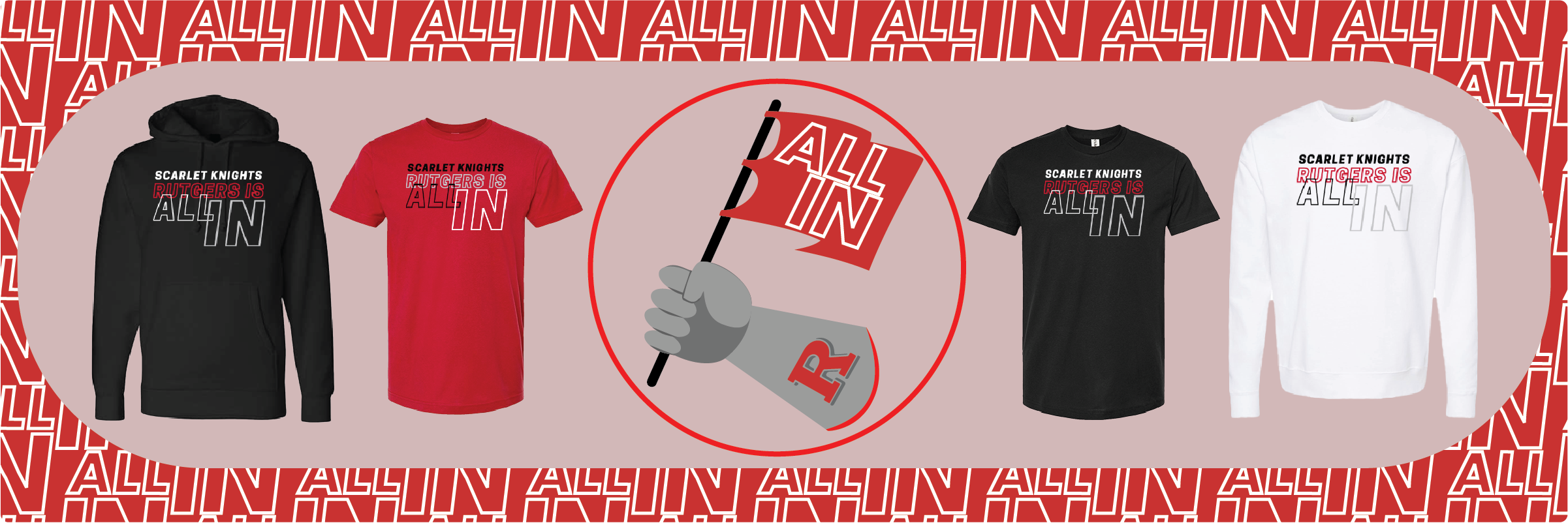 1/3 This is a version of the website banner for the All In line