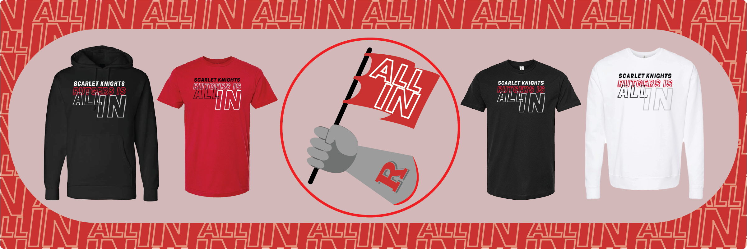 2/3 This is a version of the website banner for the All In line